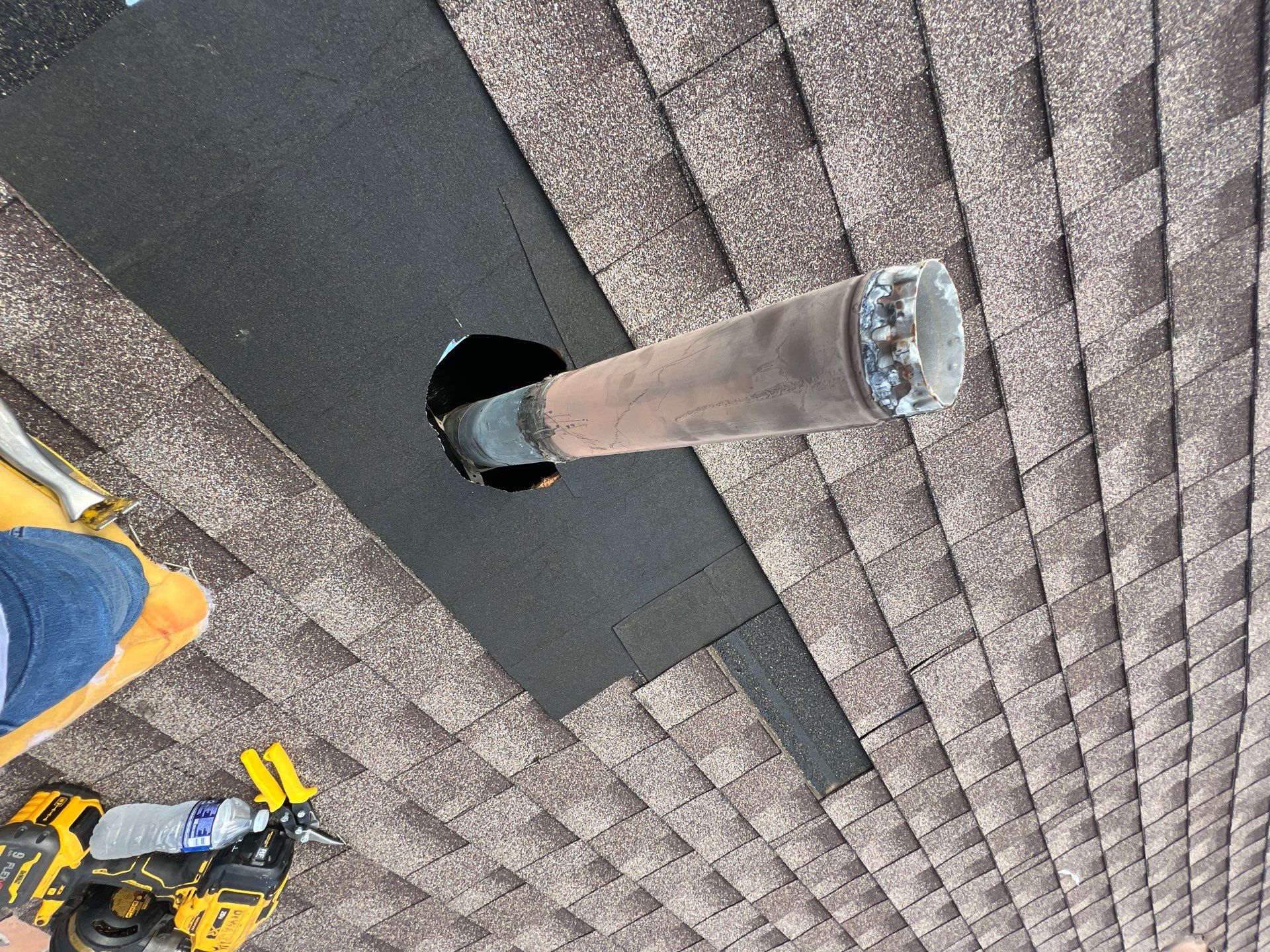 Hail Damage using Owen's Corning Duration (Lifetime) Shingles by Roof Repair Company