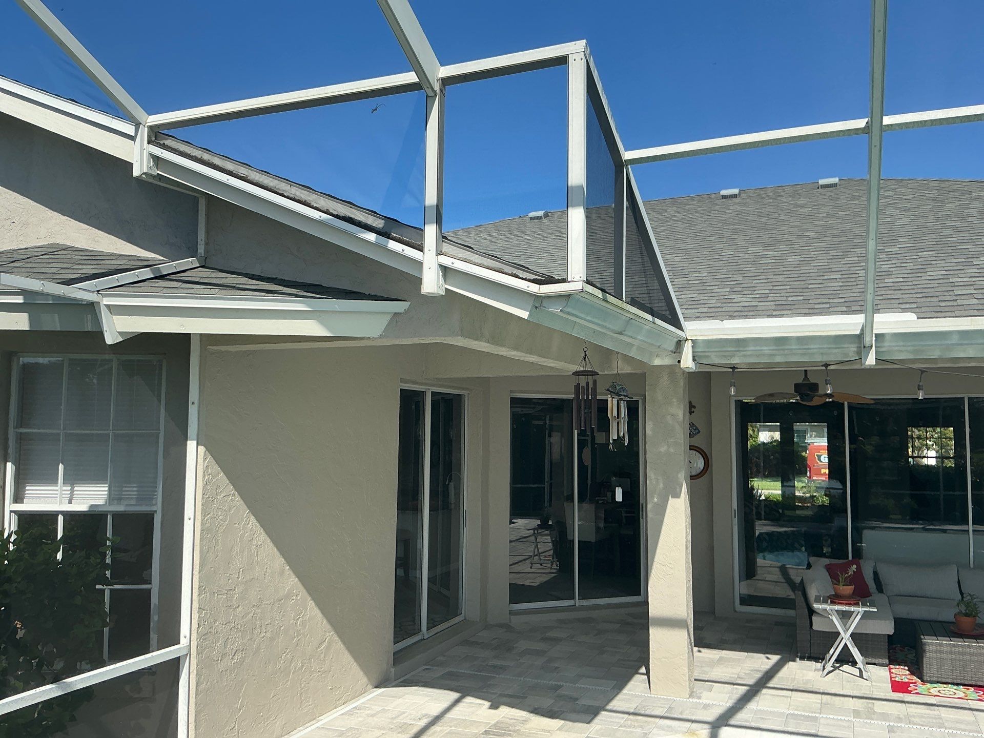 White 6-inch K-Style Gutters in Sarasota FL by Gutter Professor by Gutter Professors