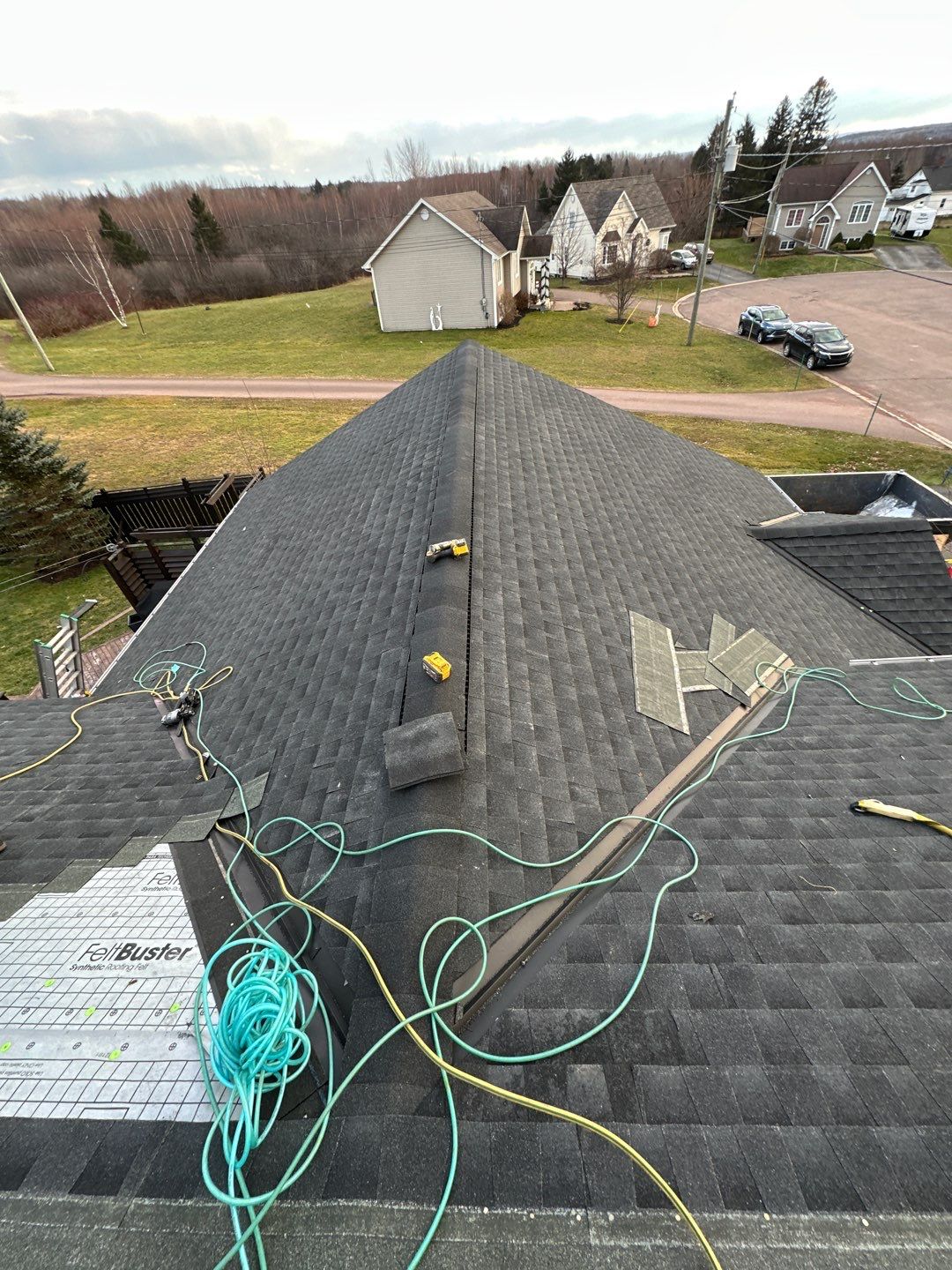 Residential Roofing Installation using Asphalt GAF HDZ  by Artisan Roofing & Home Improvements Inc.
