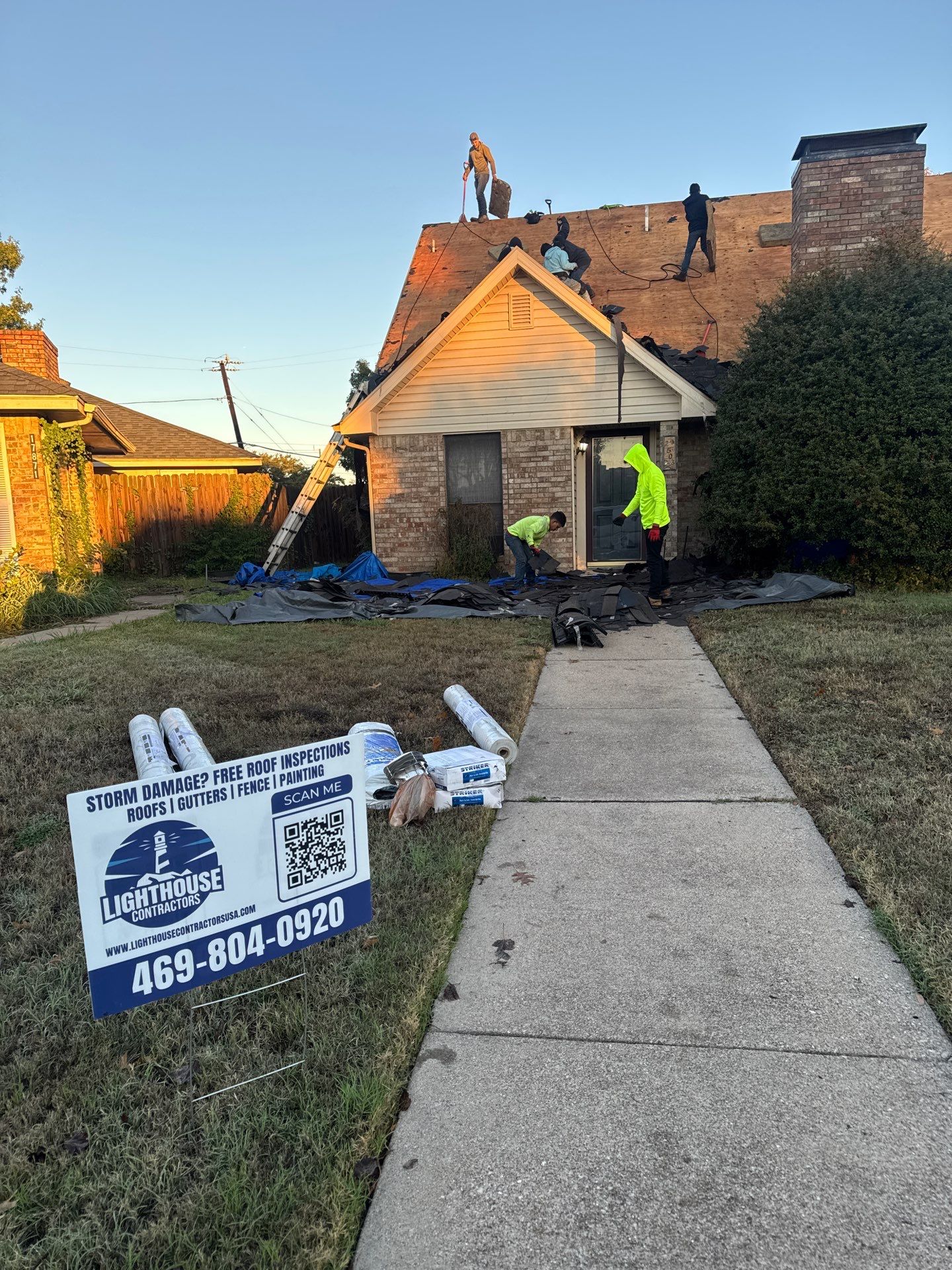Roof in Dallas by Lighthouse Contractors