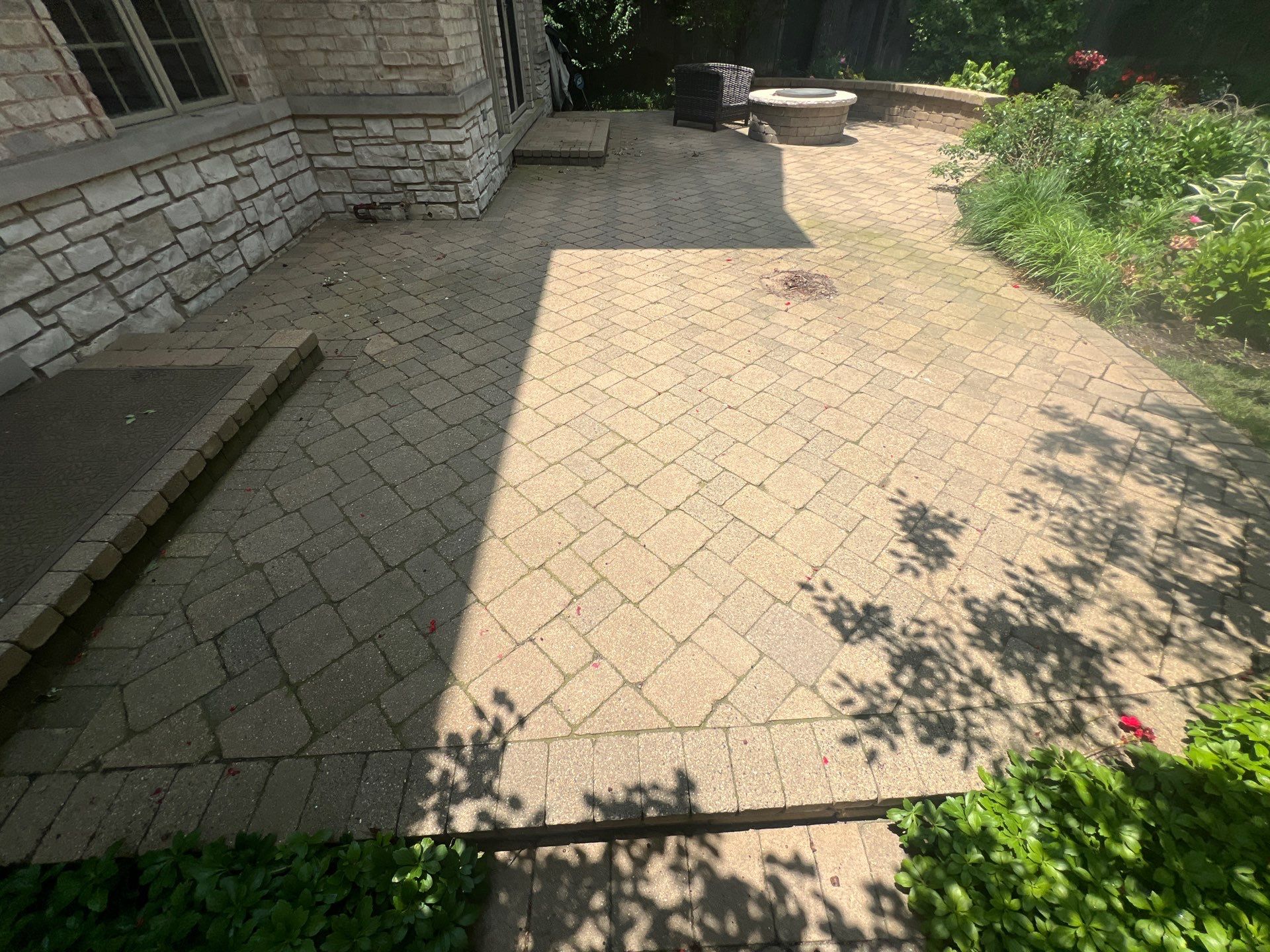 Brick paver clean, sand and seal.  using surebond SB-8700 by Northern Power Washing LLC.