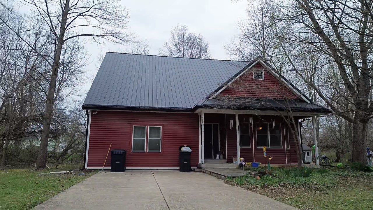 Exposed Fastener Metal Roof Replacement in Noblesville, IN by 4Ever Metal Roofing