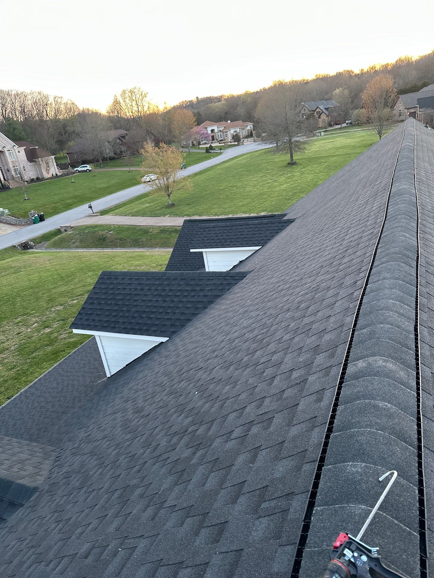 Residential Roofing Installation using GAF Timberline HDZ Charcoal by Undersun Roofing 