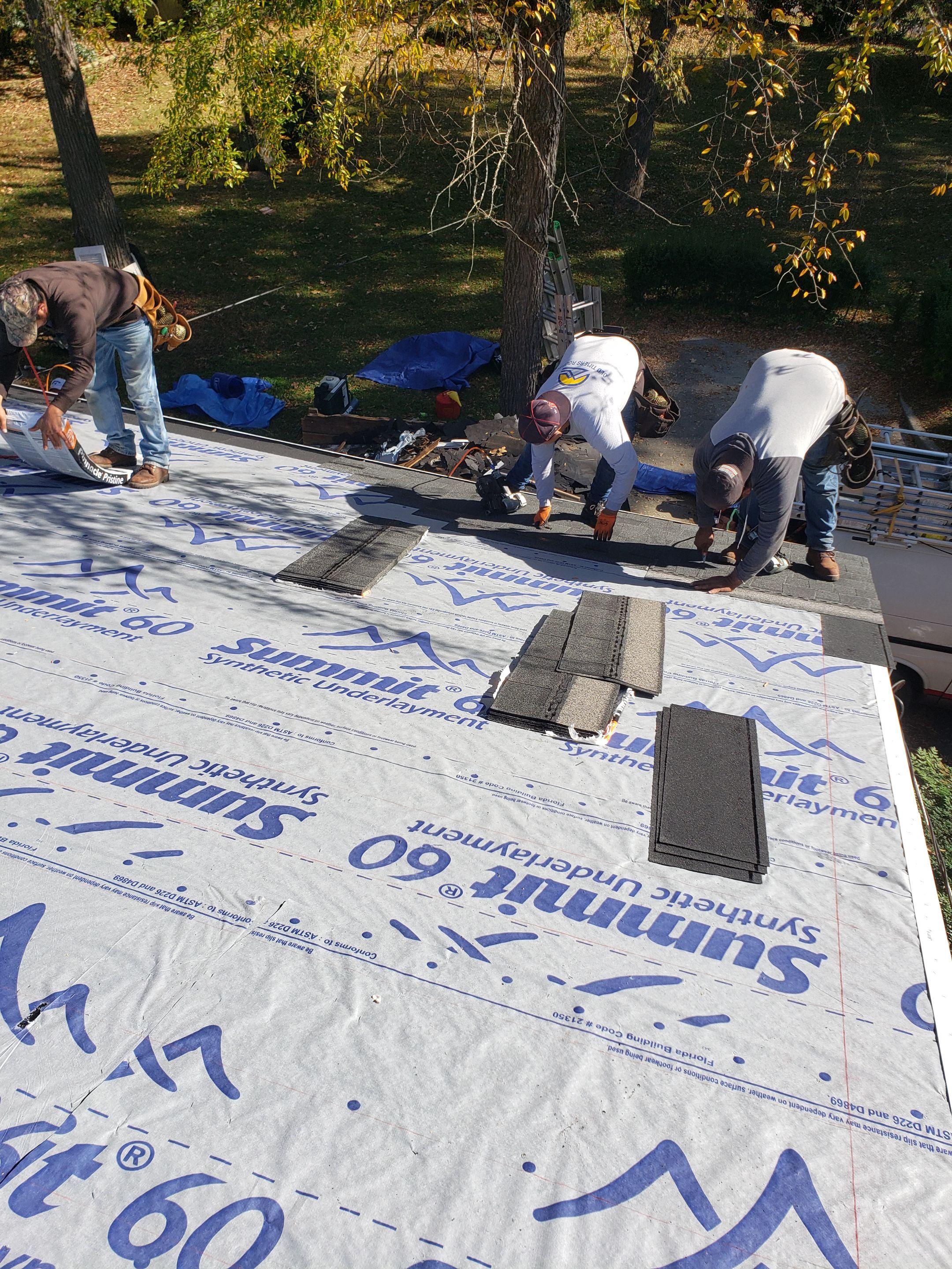 Residential Roofing Installation using Atlas Pinnacle Pristine- Black by Just In Time Roofing and Restoration