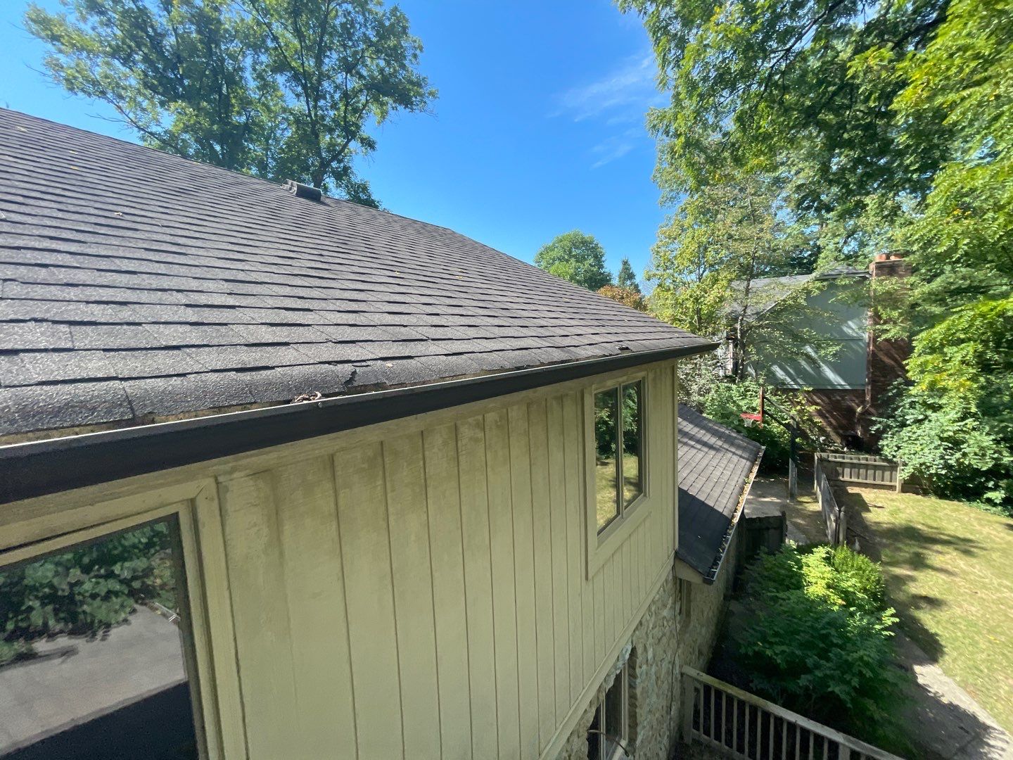 Seabreeze Roof Replacement, Exterior Siding and trim repairs and paint by 317 Roofing & Restorations