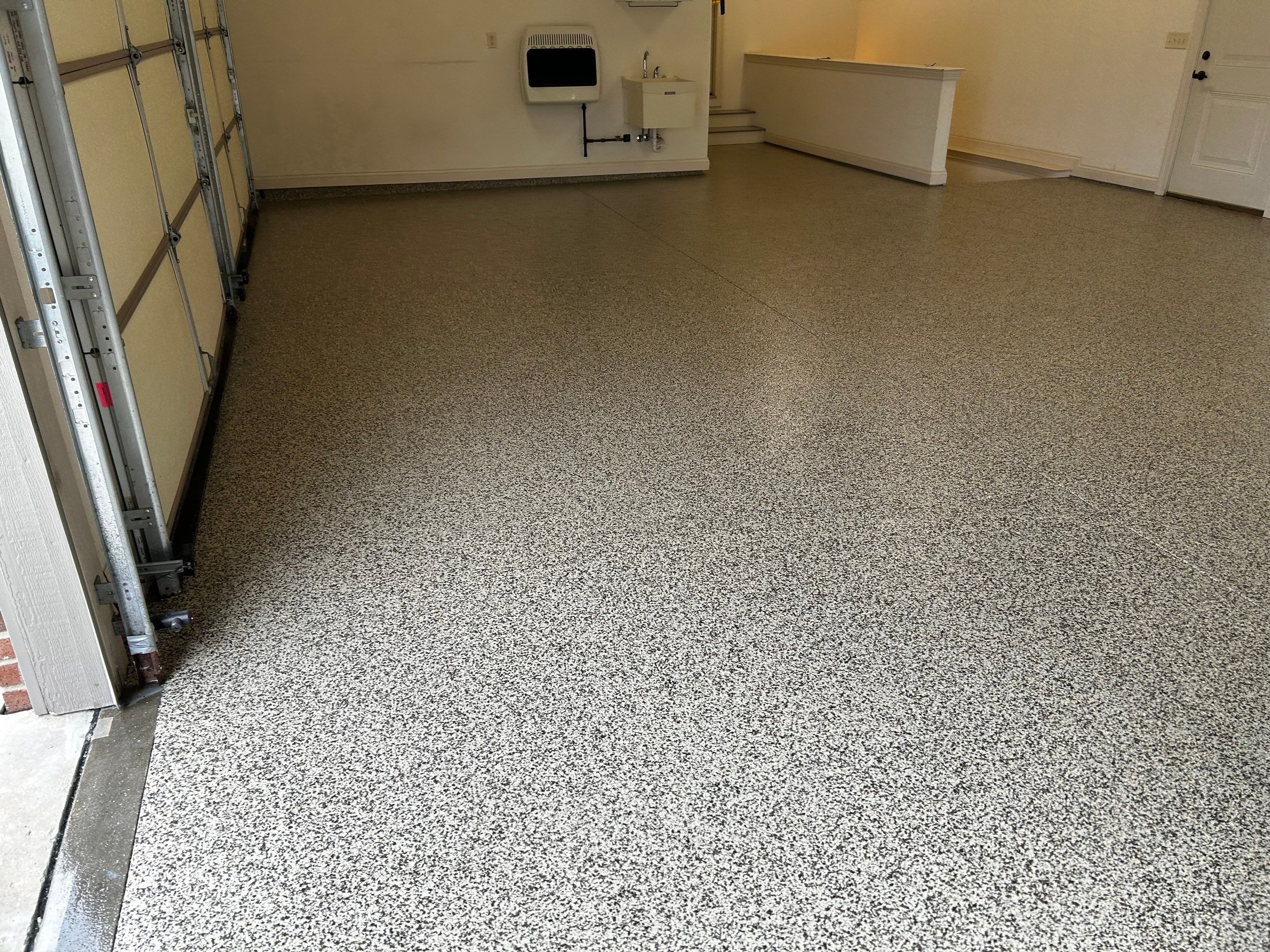 Cordwood Coating in Granger! by Innovative Spaces / Innovative Concrete Coatings