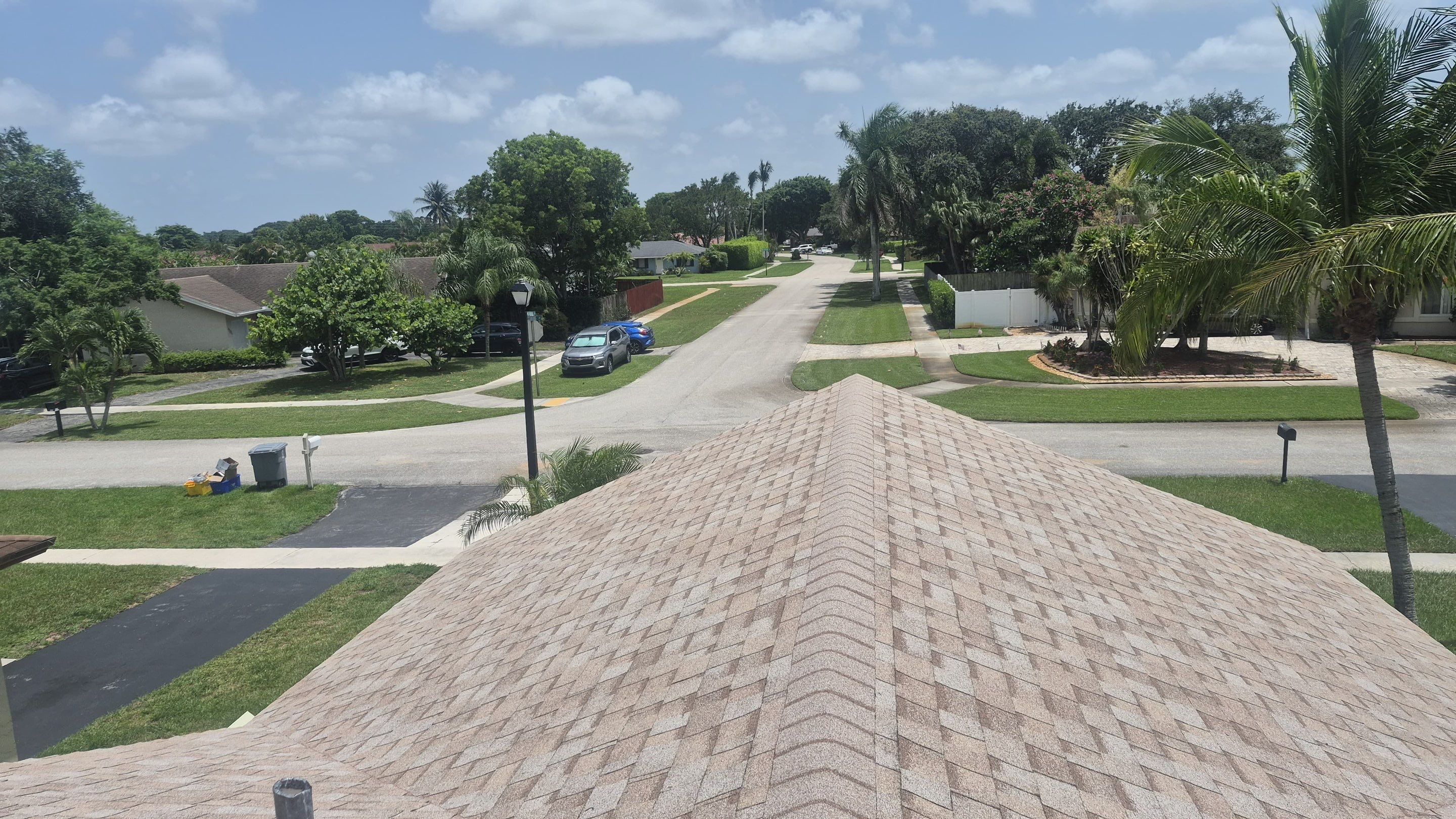 Asphalt Shingle Re-Roof and Wood Decking Repair in Boca Raton by AJF ROOFING INC