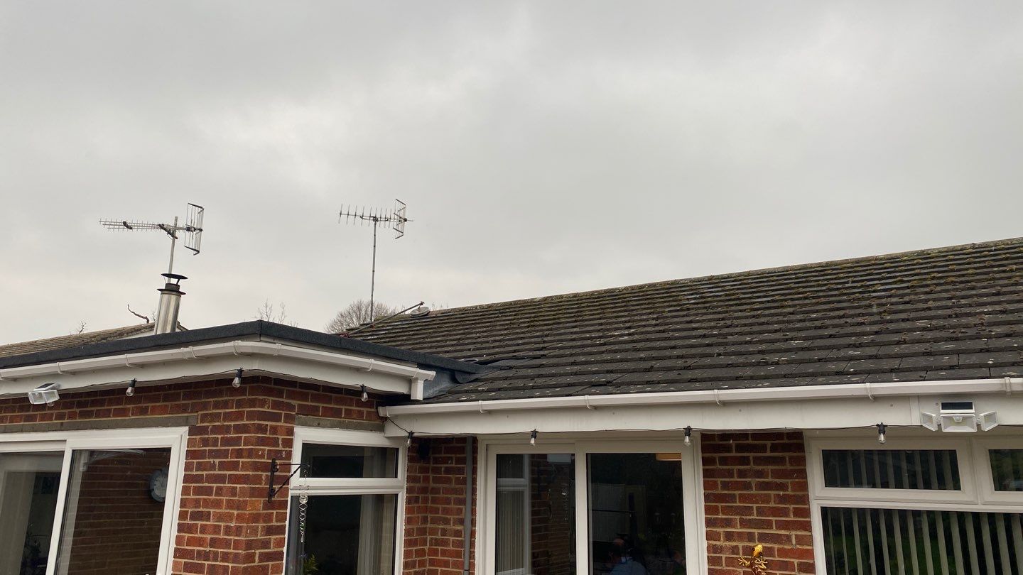 Roof Clean using Honda 15lpm Low Pressure Washing Machine by Ges Exterior Cleaning ltd