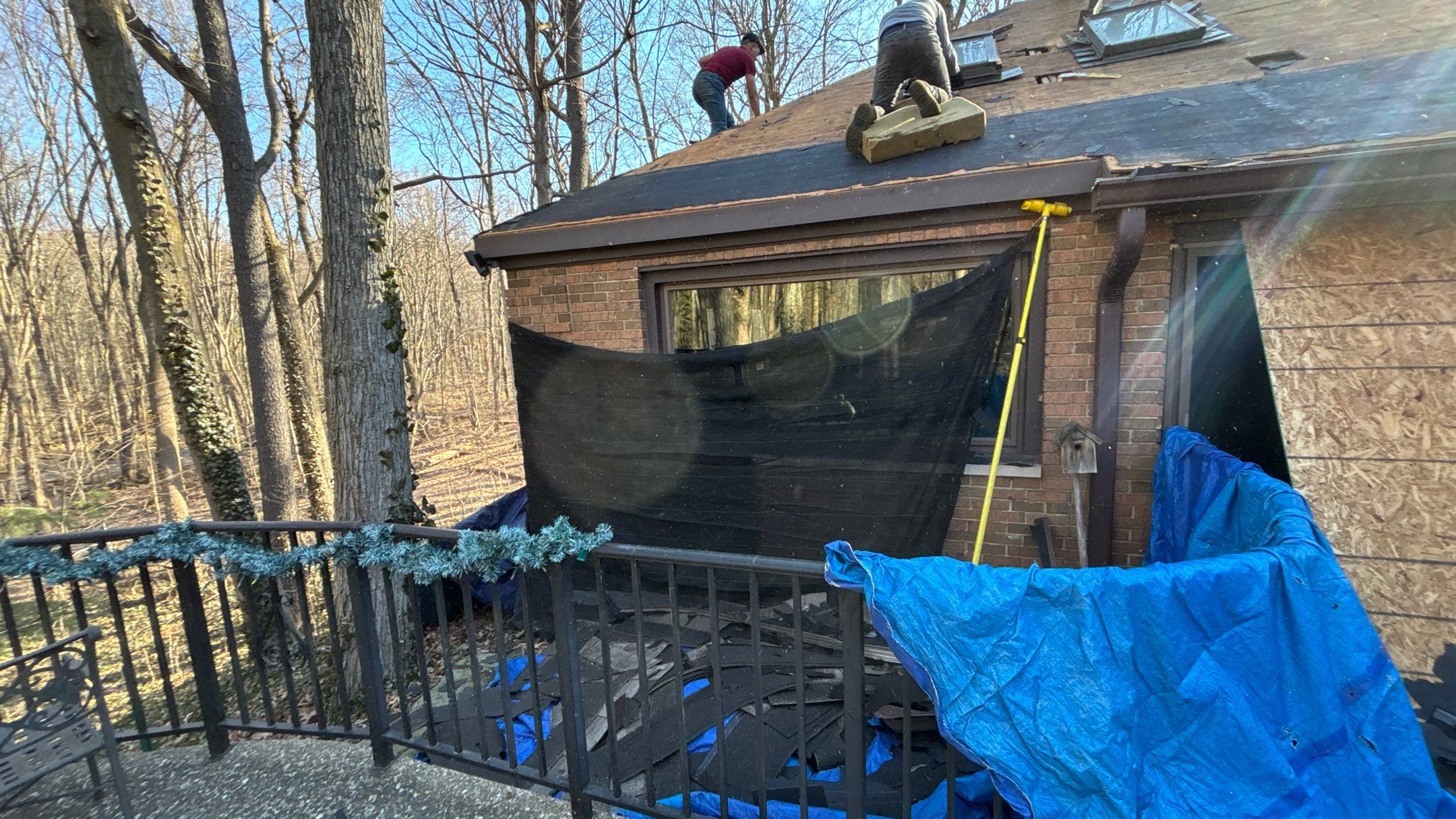 Roof Replacement using Owens Corning Colonial Slate by 180 Contractors