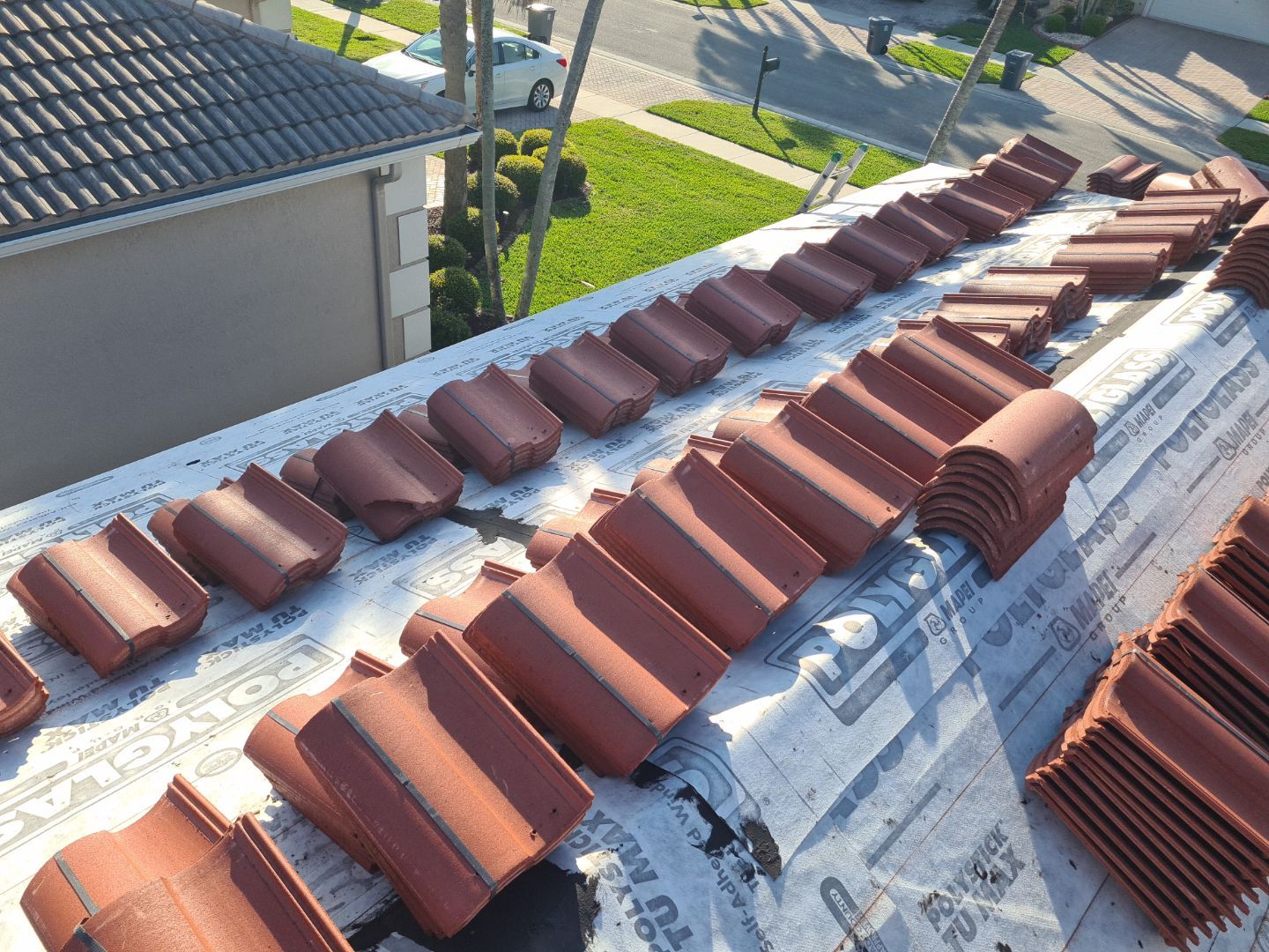 Residential Roofing Installation using Eagle Roofing Tile by BLUES BROTHERS ROOFING