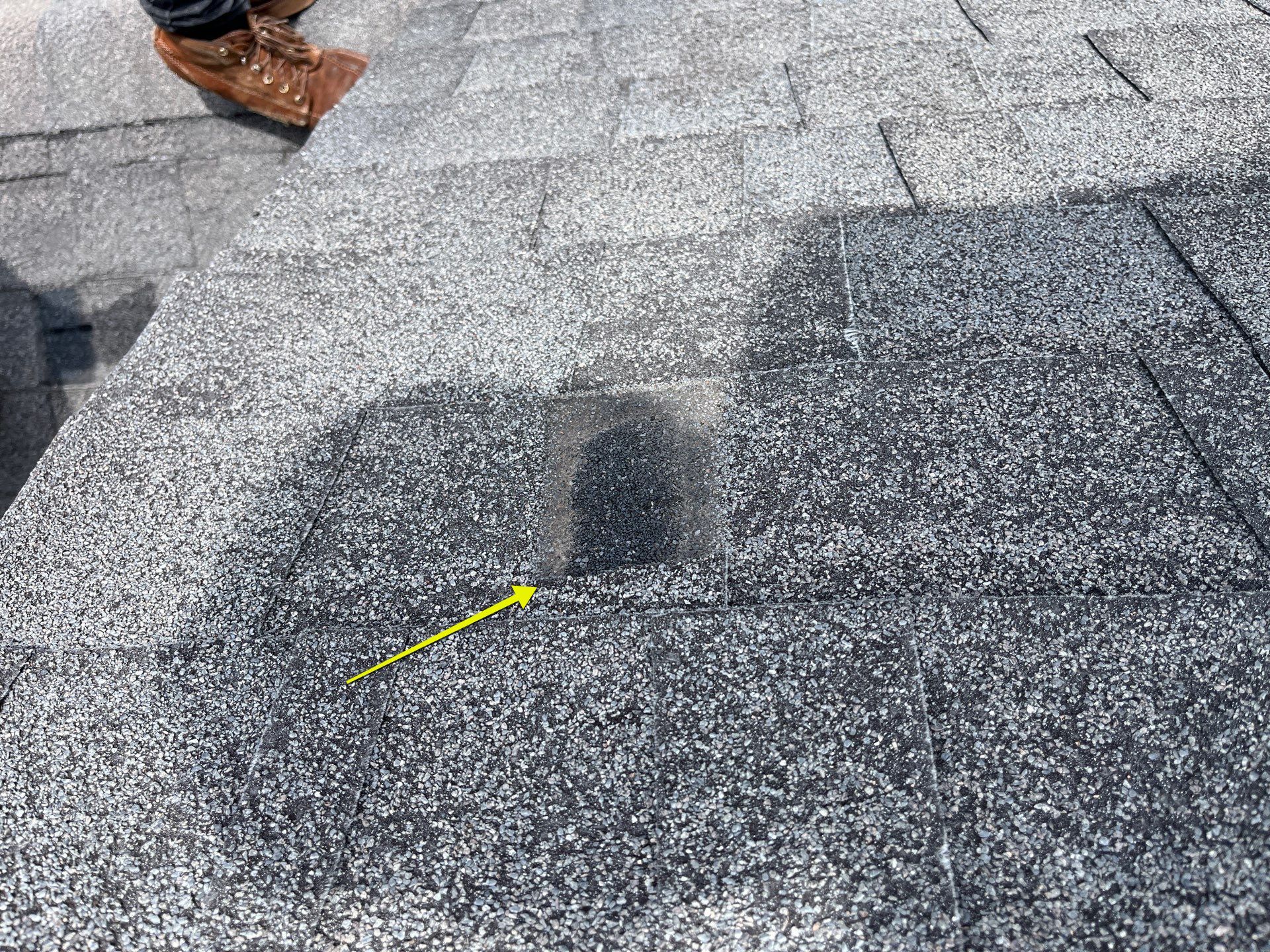 Hail Damage using Owen's Corning Duration (Lifetime) Shingles by Roof Repair Company