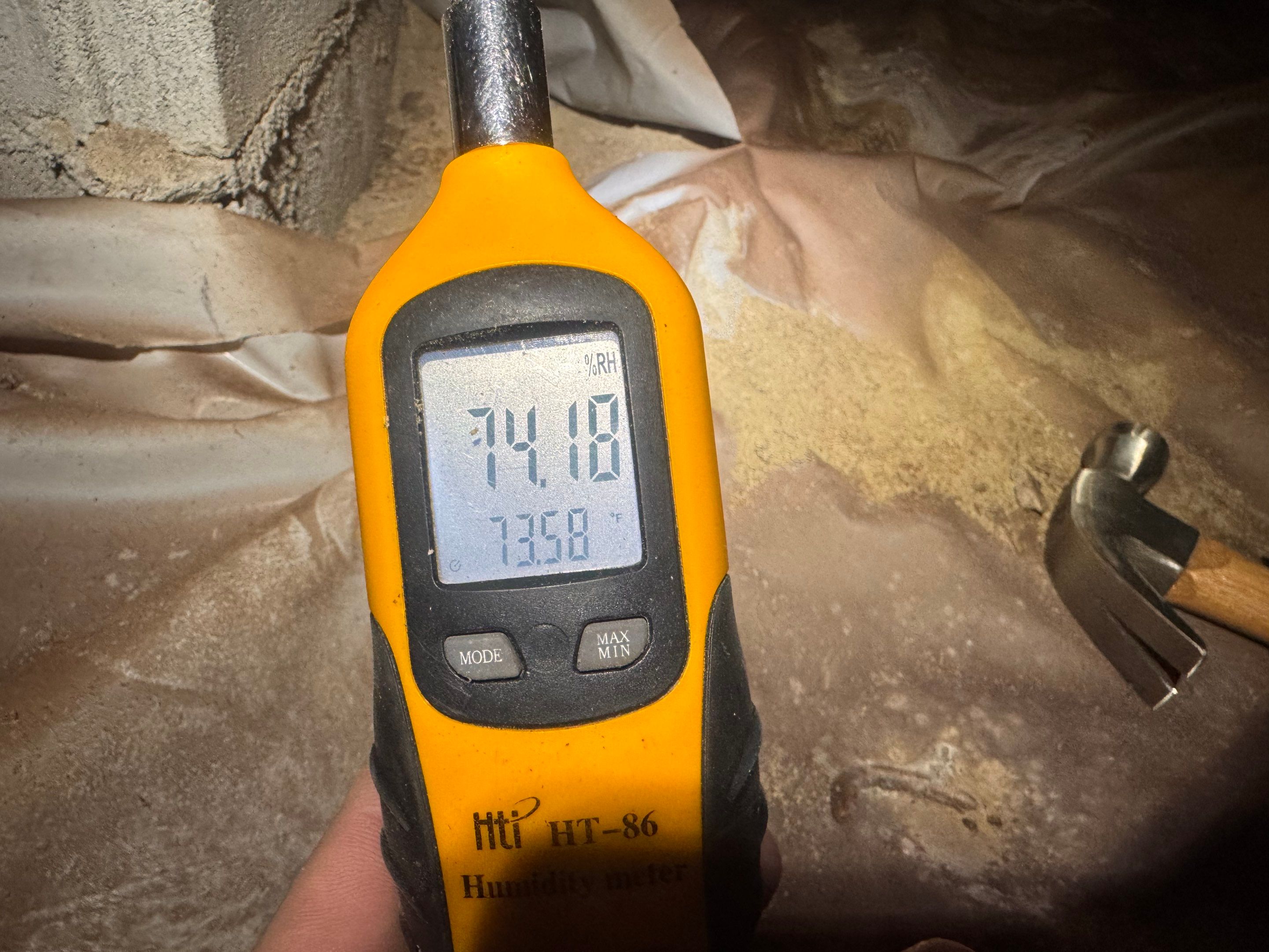 Moisture Barrier, Mold Clean, Structural Repair, Dehumidifier, R19 Insulation. by Impact Crawlspace