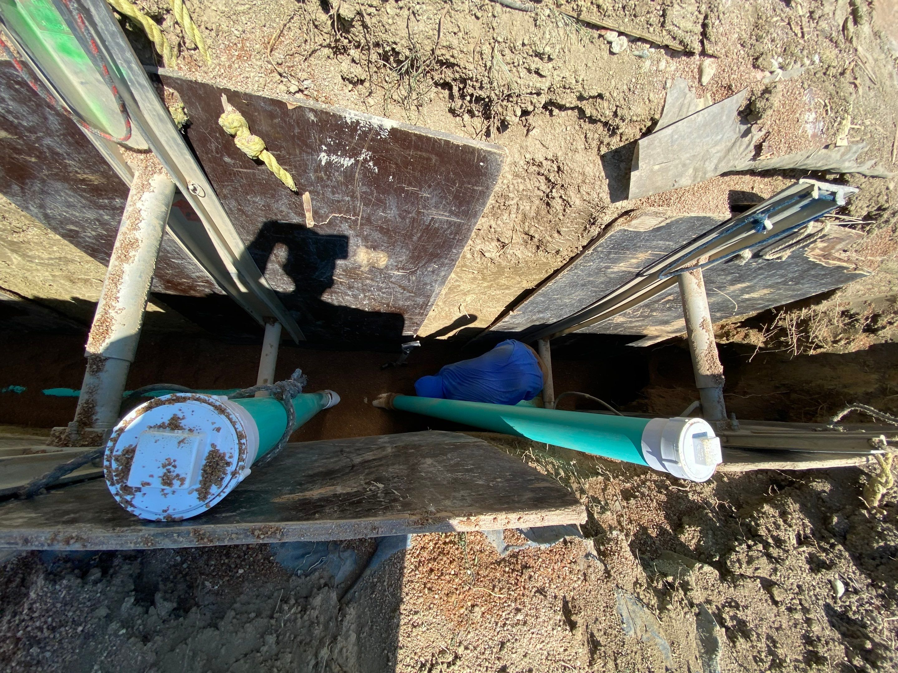 Tap in new city sewer line by Plumbing Connect Systems LLC