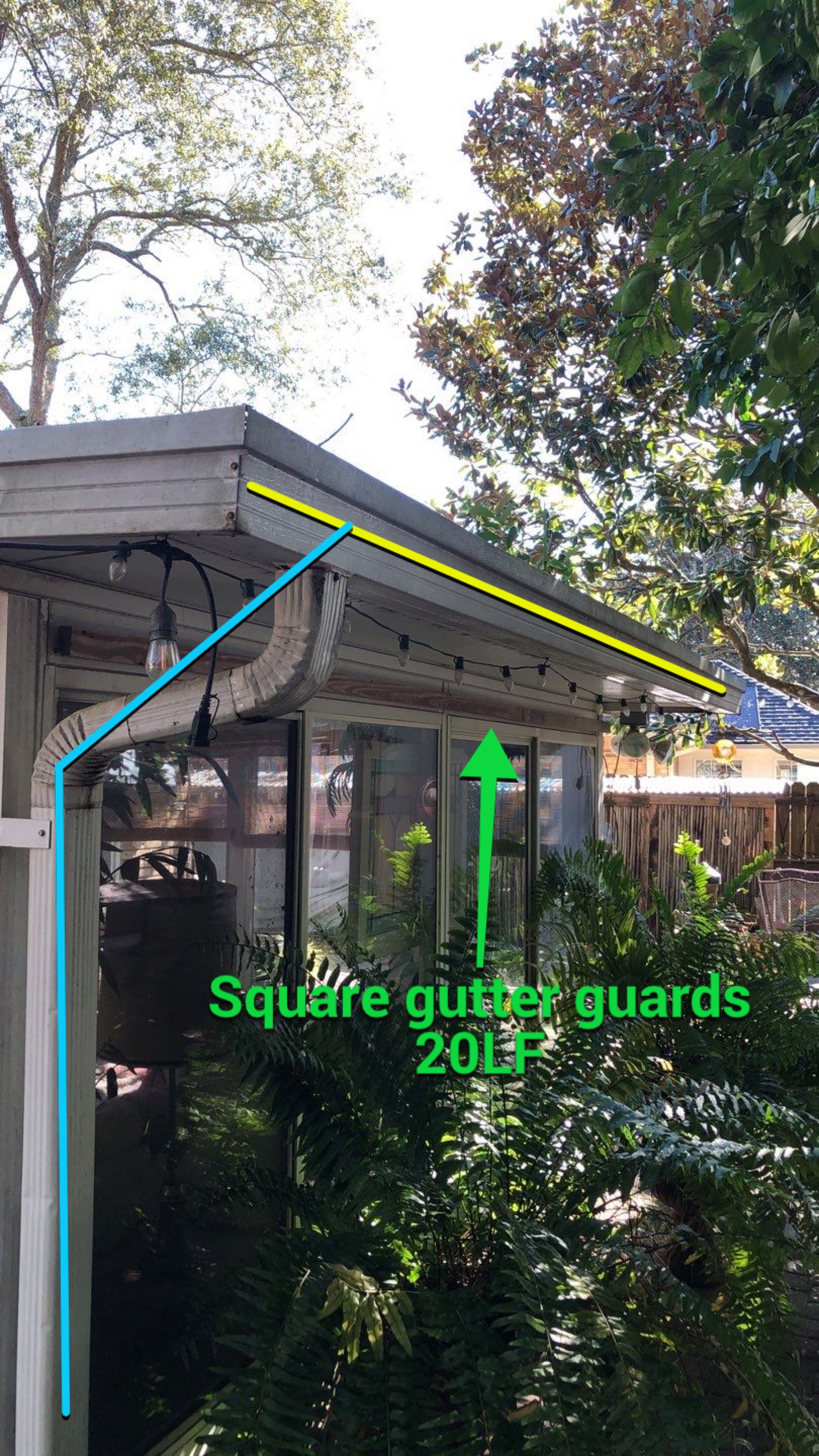 Seamless Gutter Installation using K-Style Seamless Gutters and LeafBlaster Pro Gutter Guards by Gutter Professors