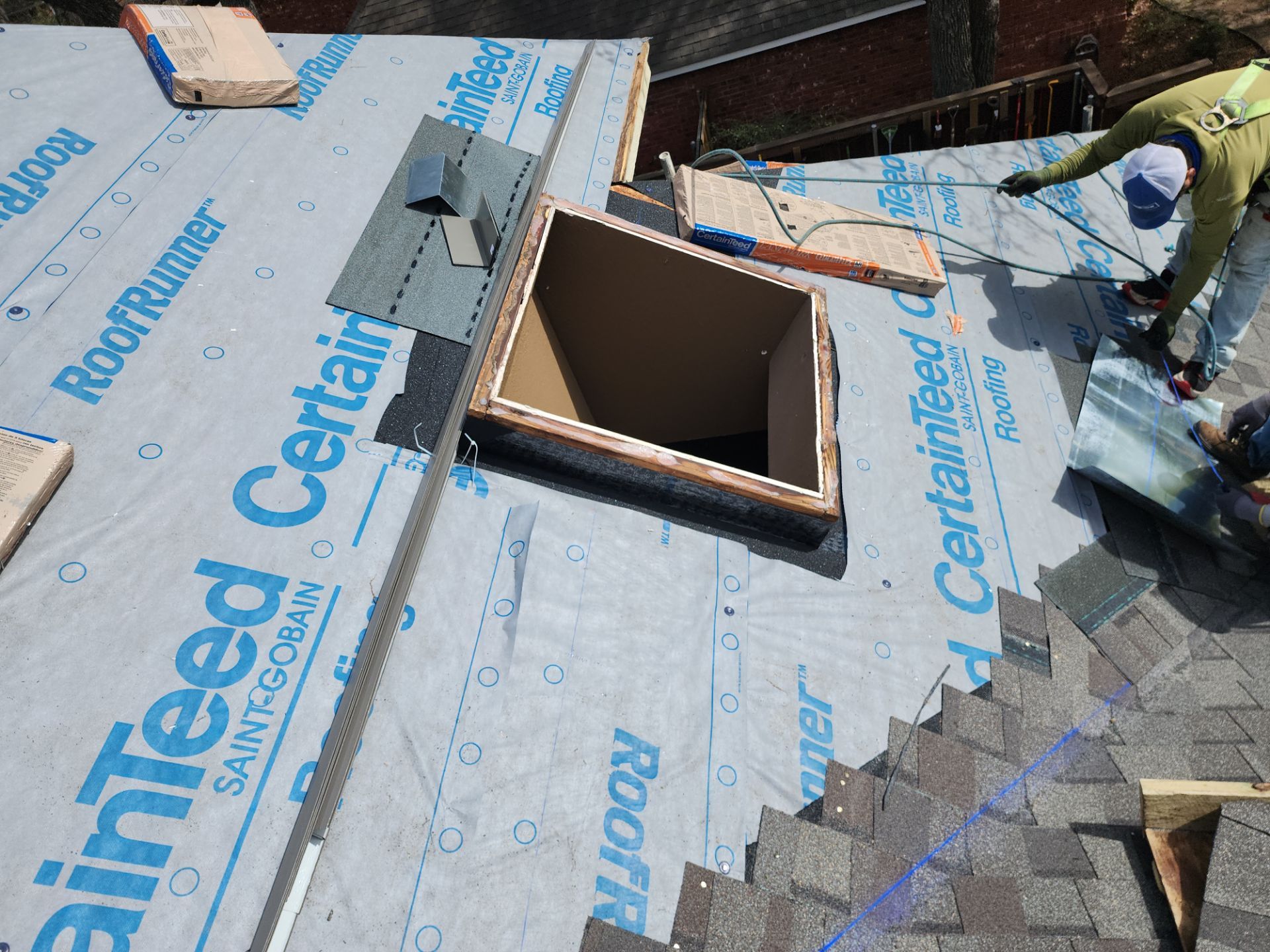 Roof, Gutters, Chimney Chase, Skylight Replacement by 3:16 Roofing and Construction