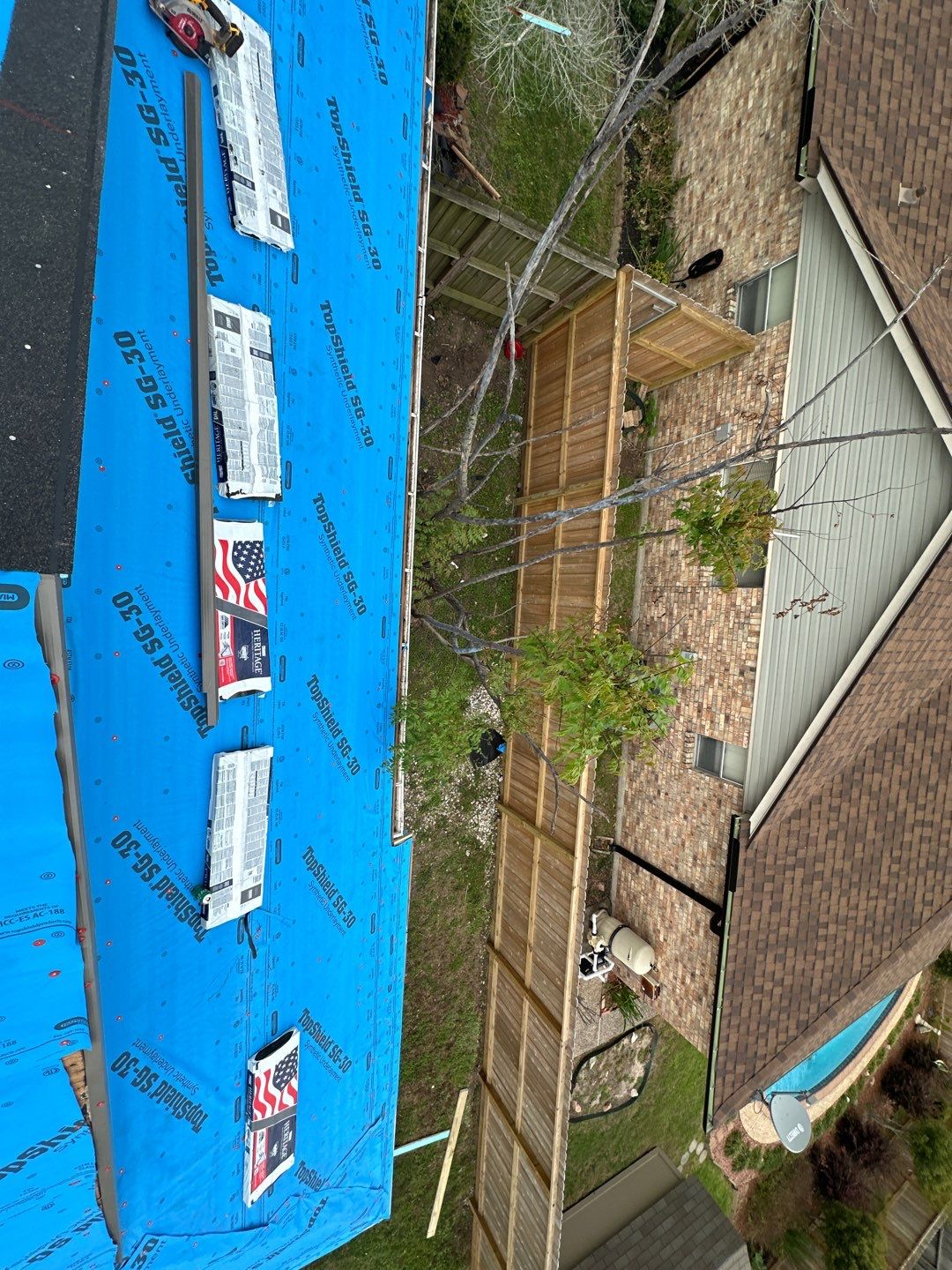 Residential Roofing Installation using Owen's Corning Duration (Lifetime) Shingles by Roof Repair Company