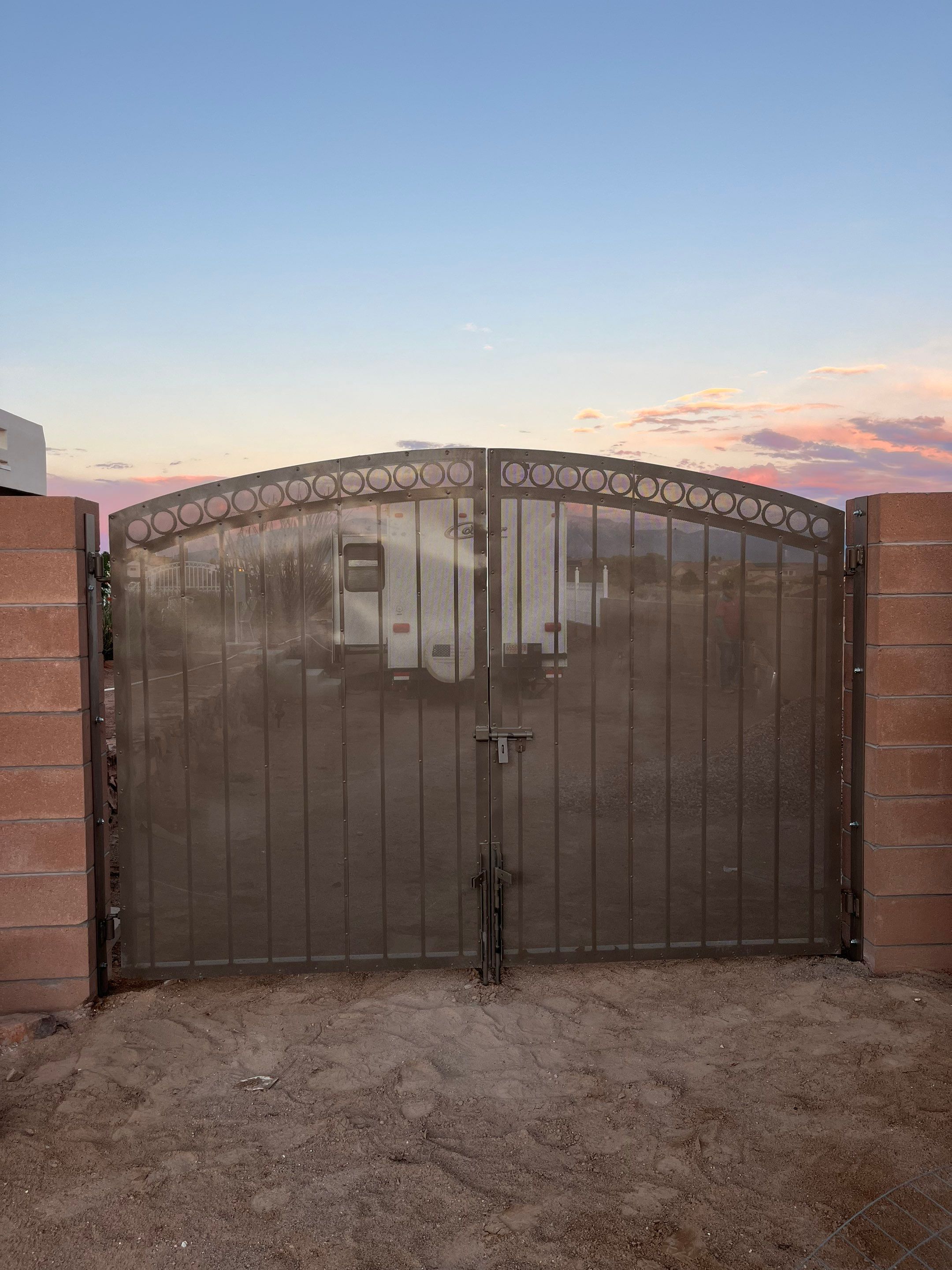 Residential using Custom Wrought Iron by Valley Fence Company