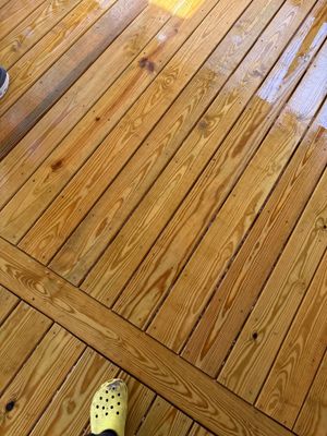 Deck using Wood Sealant