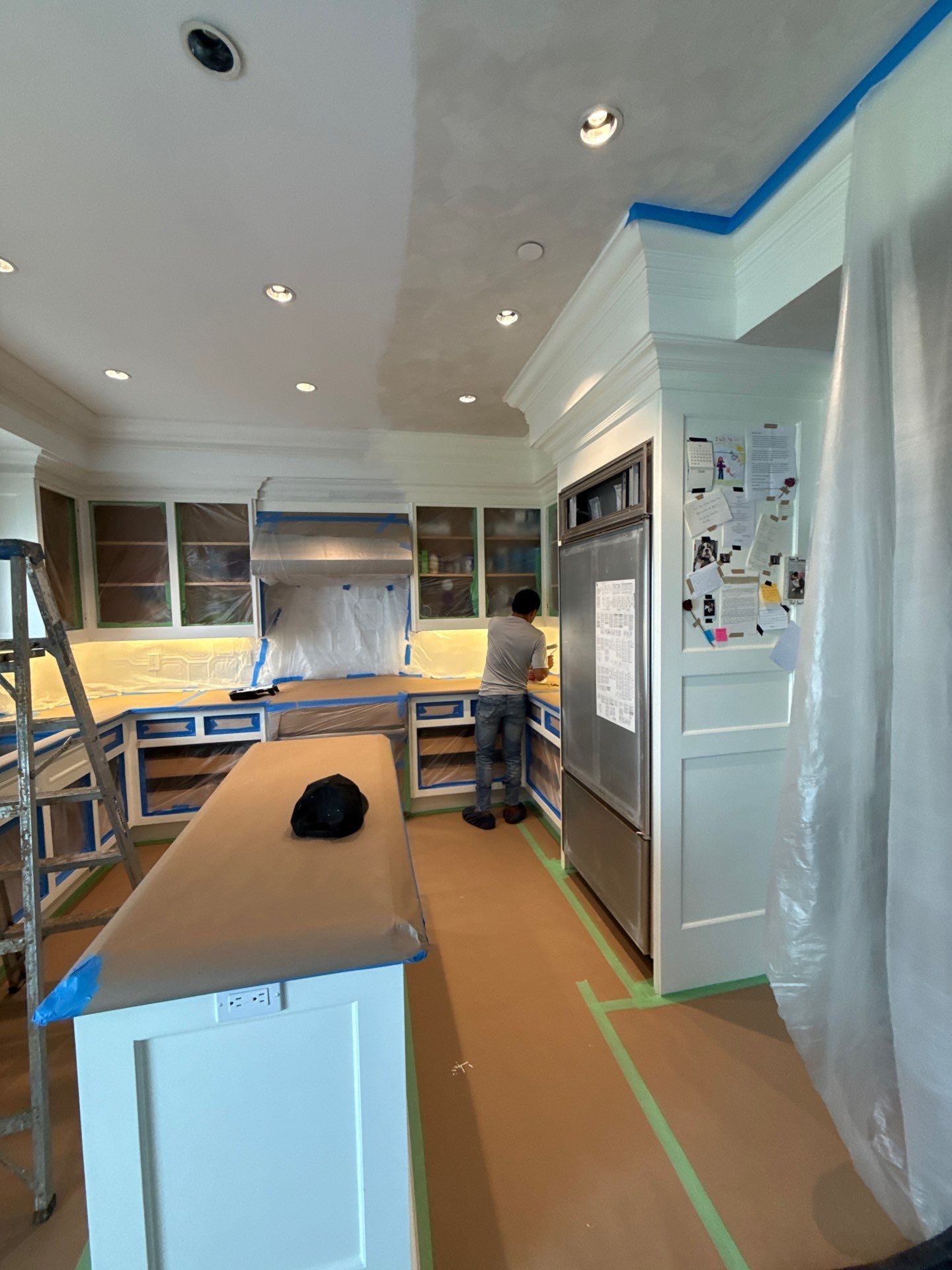 Water Damage Repairs in Luxury Kitchen and Primary Bathroom by Fox Hill Luxury Real Estate Services