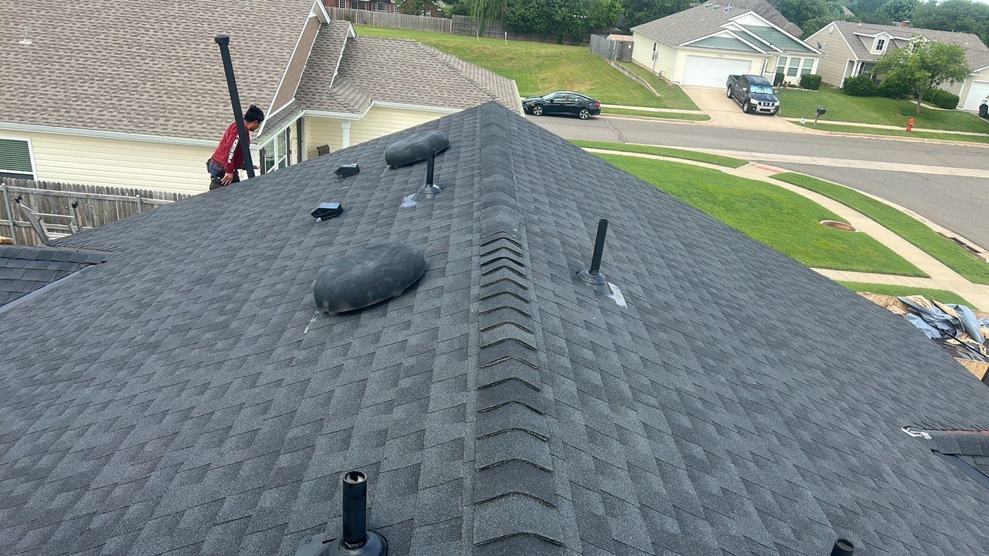 roof and vent replacement in Edmond by McCann's Roofing and Construction