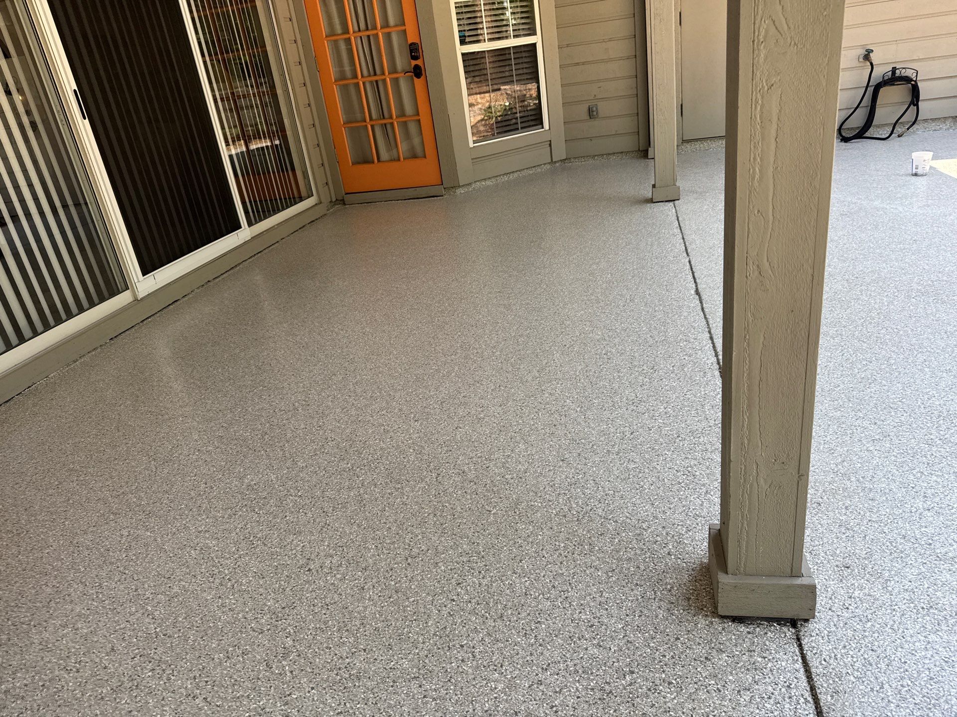 Porch Project in Gainesville, FL in Mount Everest by Cross Creek Concrete Coatings