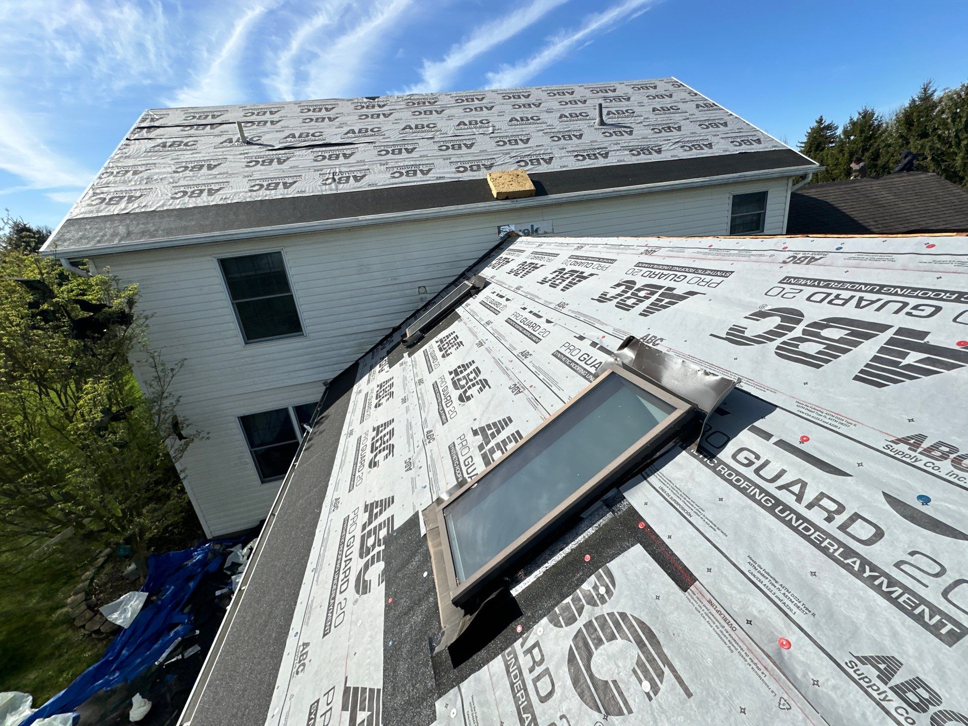 Residential Roofing Installation using Duration Series Shingles - Driftwood by RoofX 