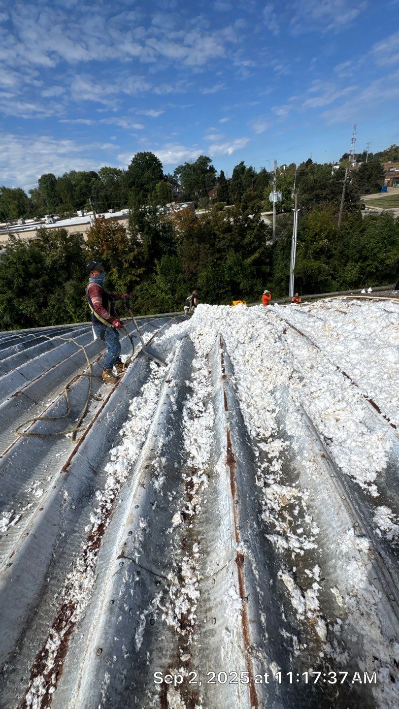 Project in Warrensville Heights by Commercial Roofing and Coating Systems 