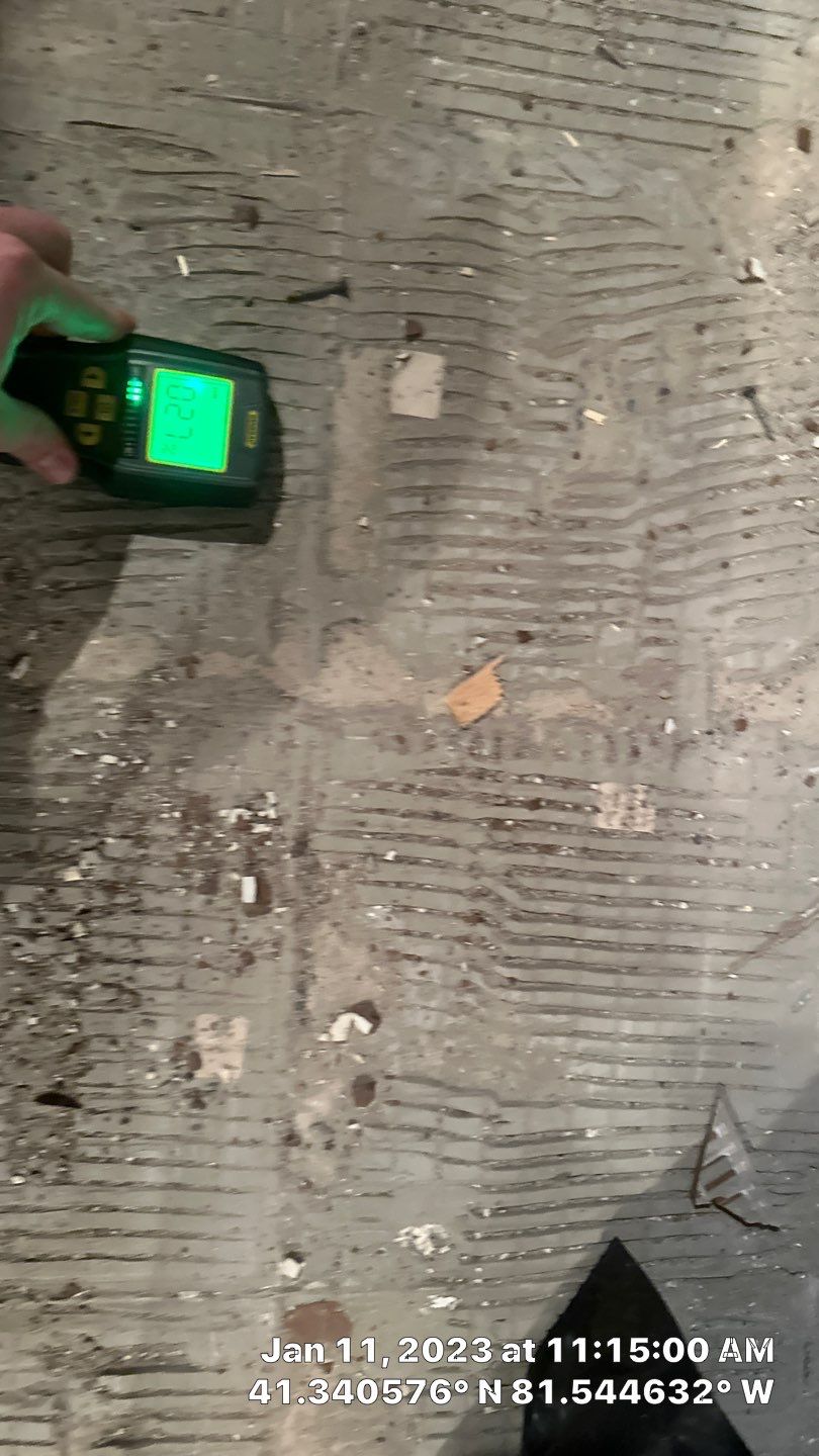 Pipe Burst Emergency Mitigation Demo and Dry Down by Absolute Roofing and Construction