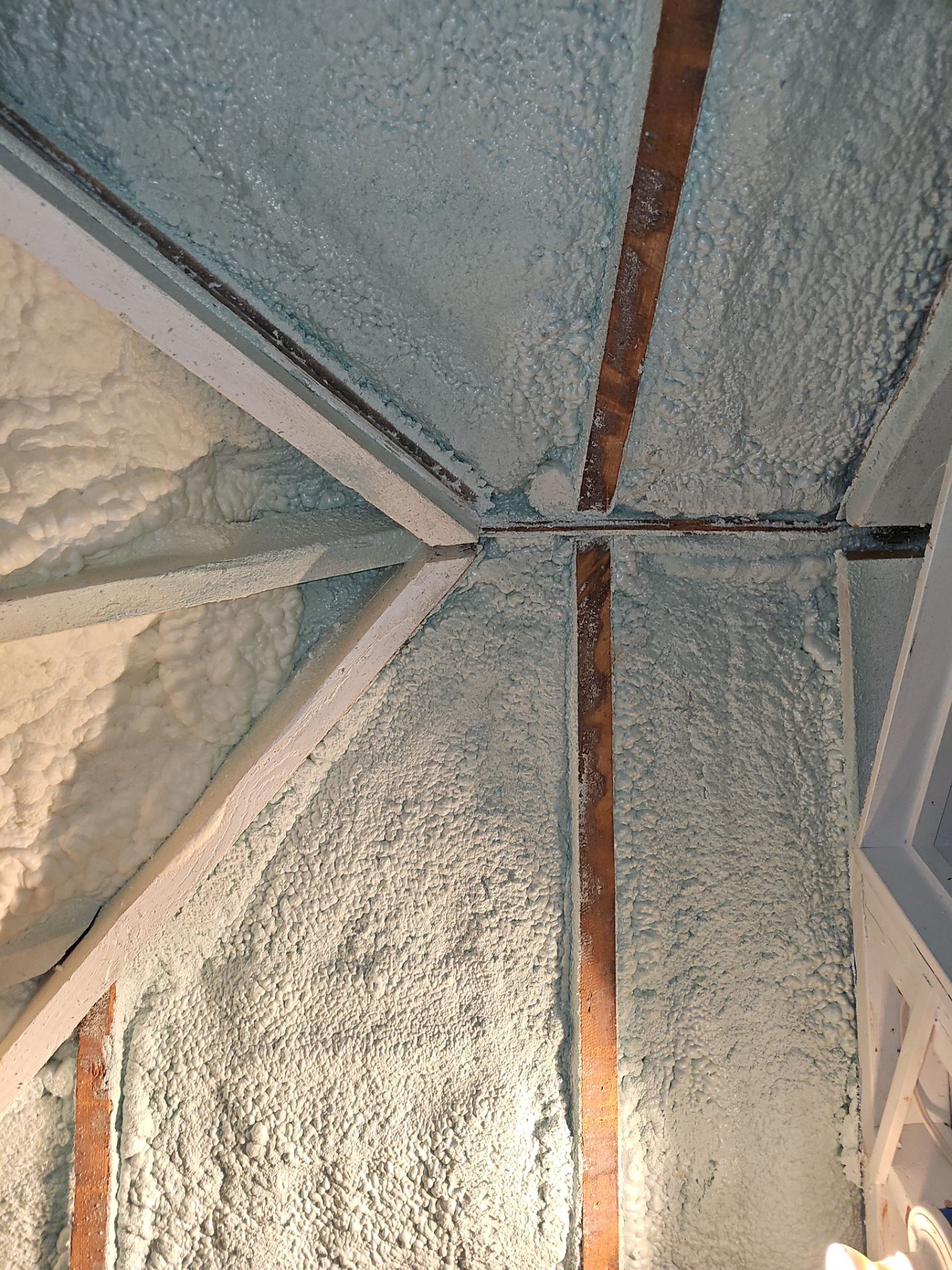 Attic Insulation using open cell spray foam by NYS Foam & Energy