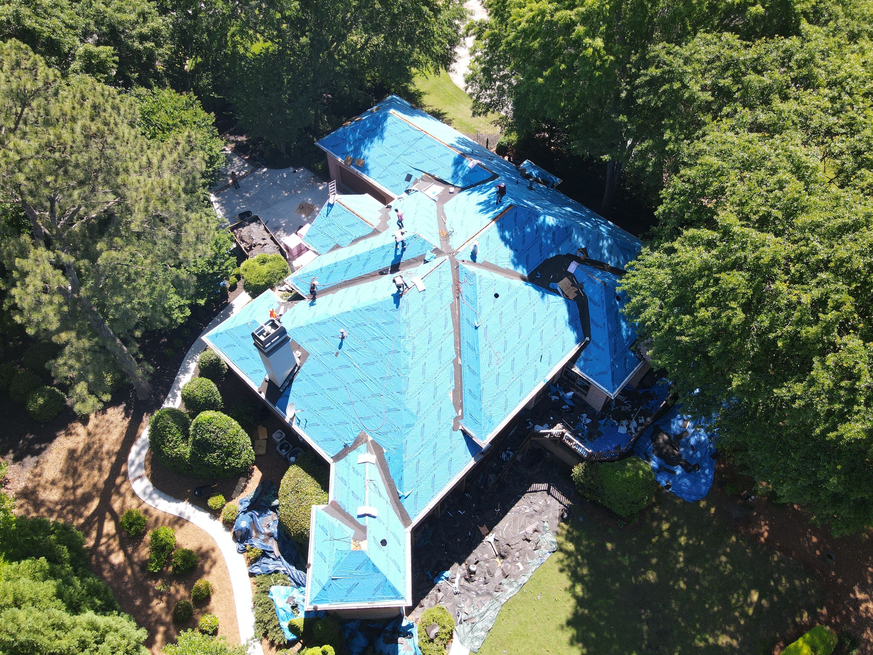 Residential Roofing Installation using Owens Corning by Inspector Roofing and Restoration