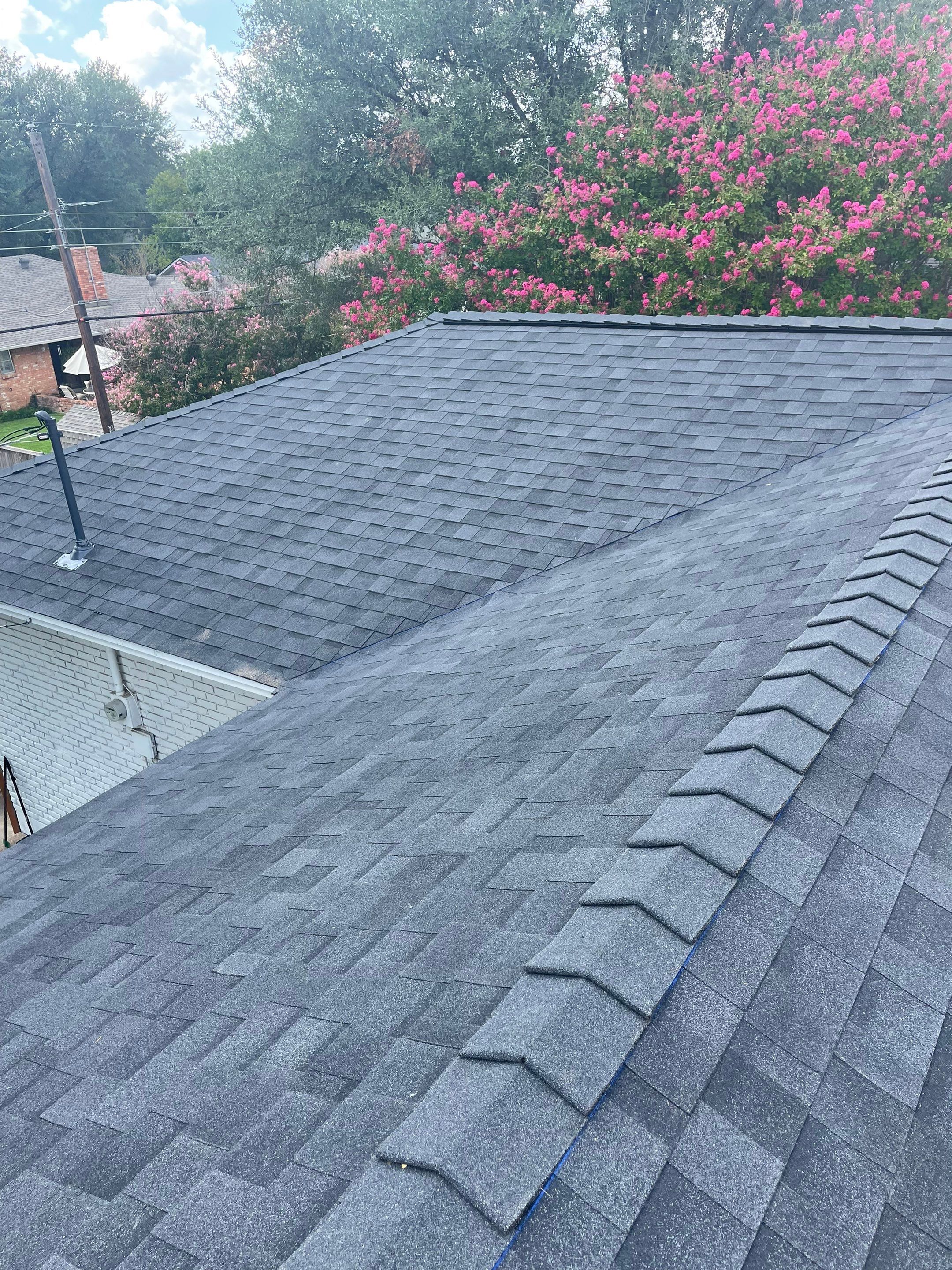 Residential Roofing Installation using IKO Cambridge Dual Black by OneSource Roofing and Restoration