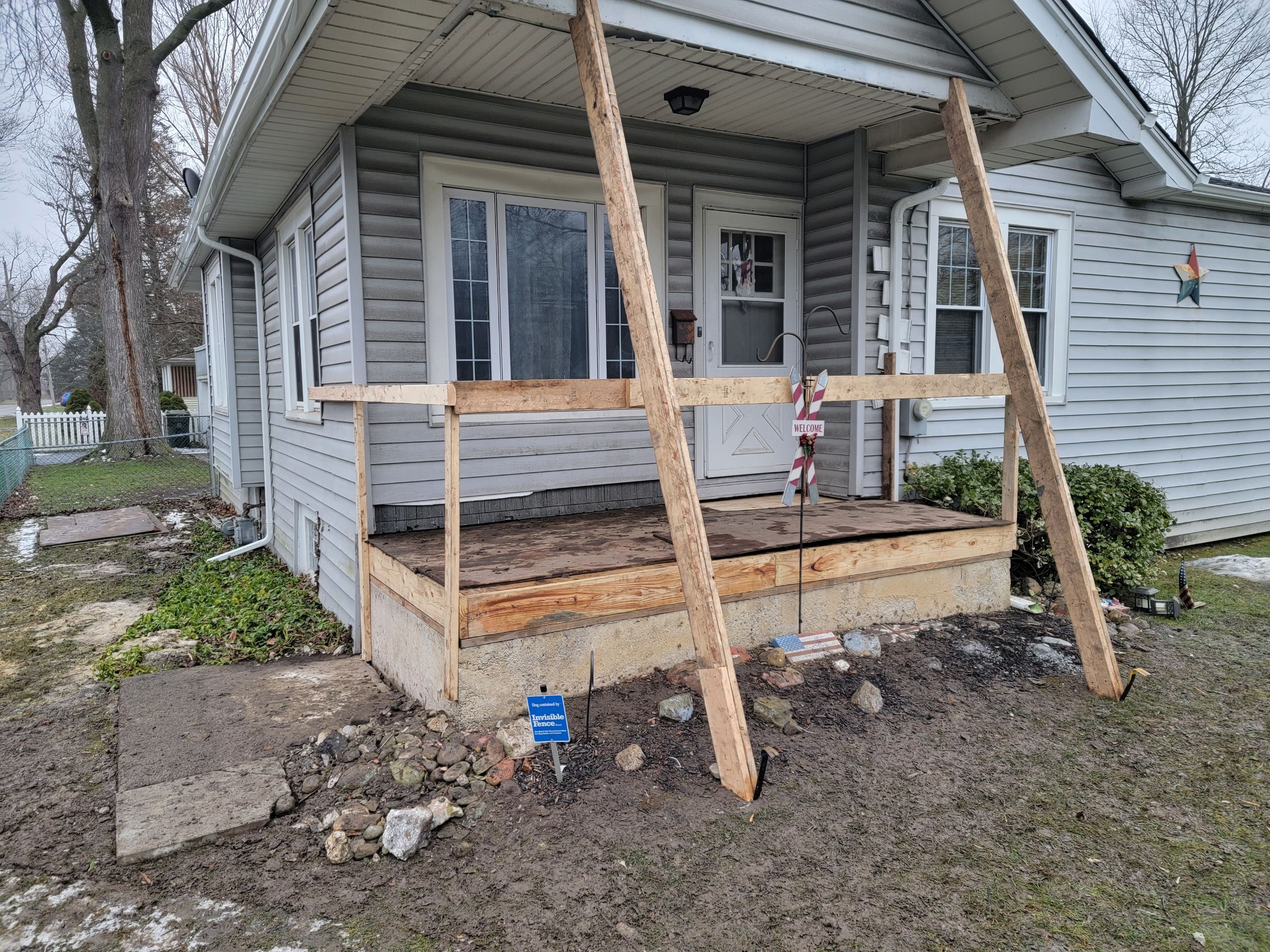 Porch and Entry Door by Ivy Lea Construction