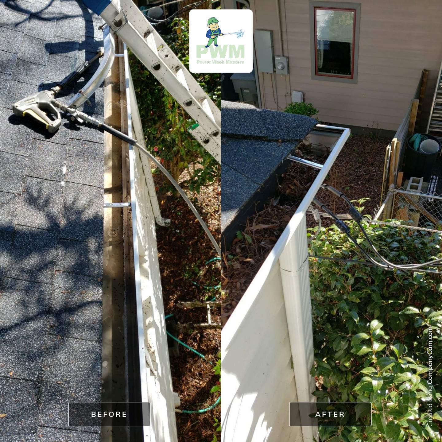 House Wash using cleaner by Power Wash Masters LLC