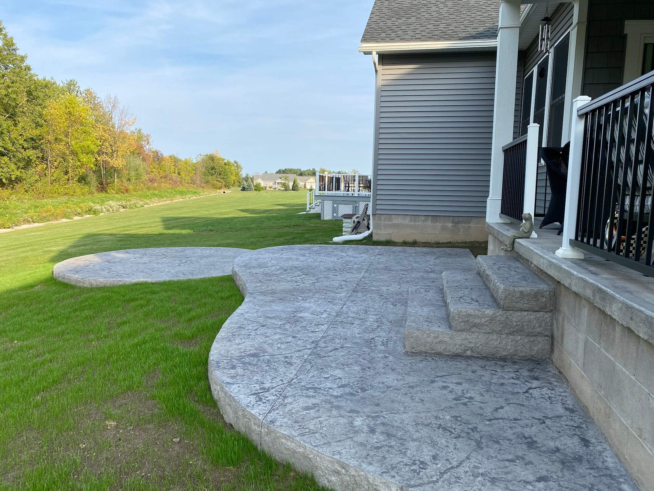Heavystone Textured Stamped Patio  by NG Masonry & Construction LLC