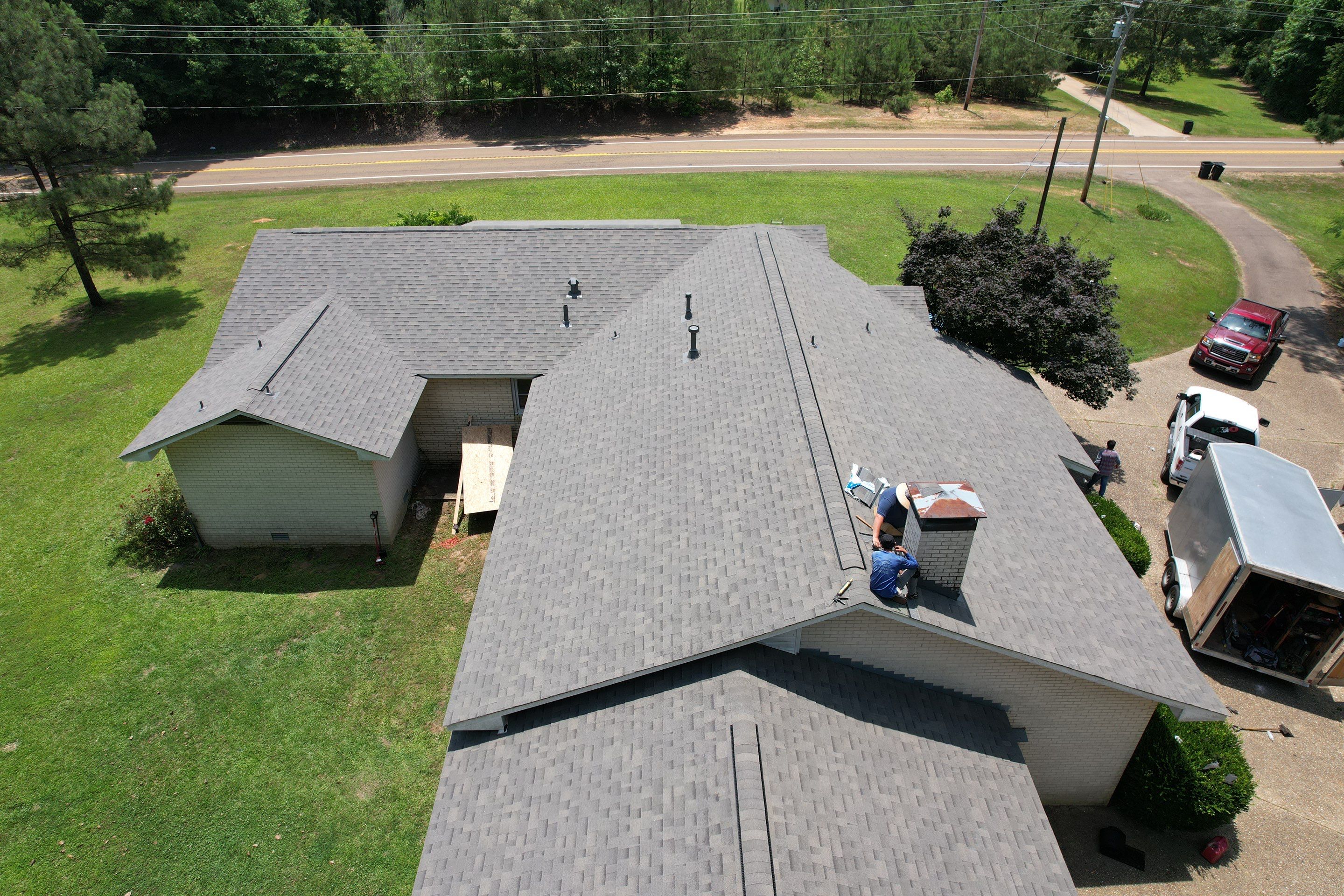 Storm Restoration Reroof: 40 Year Impact Rated Architectural Shingle by Hostetler Roofing