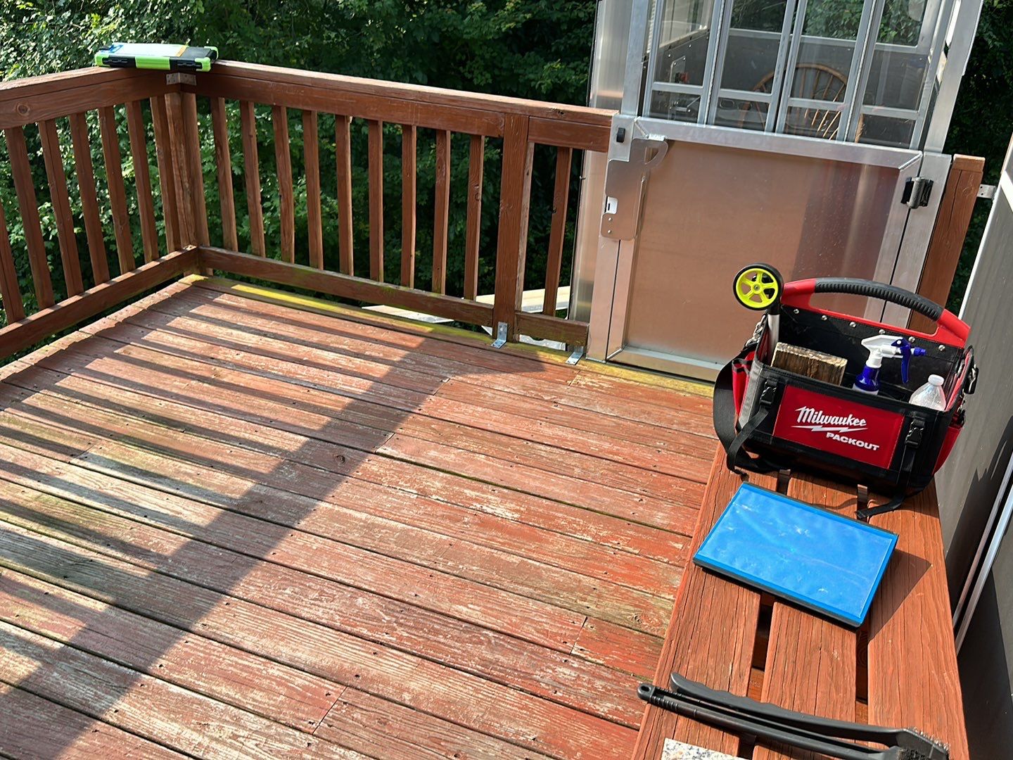 Weathered Deck using Wood Sealant by DuraSeal