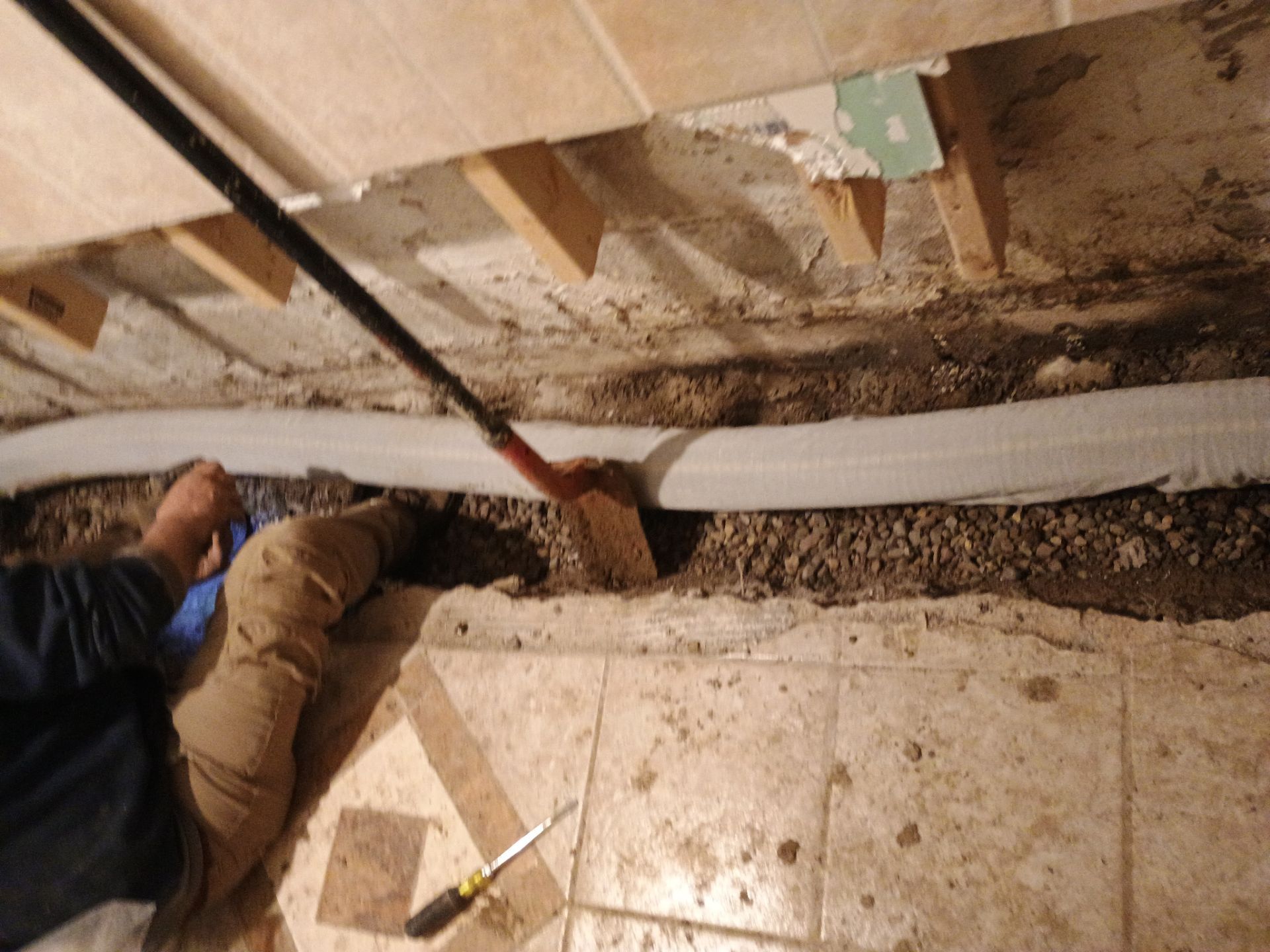 Drain Tile in Minneapolis for Kristen & Taylor by Waterproofing Northeast