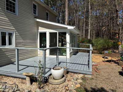 Deck staining