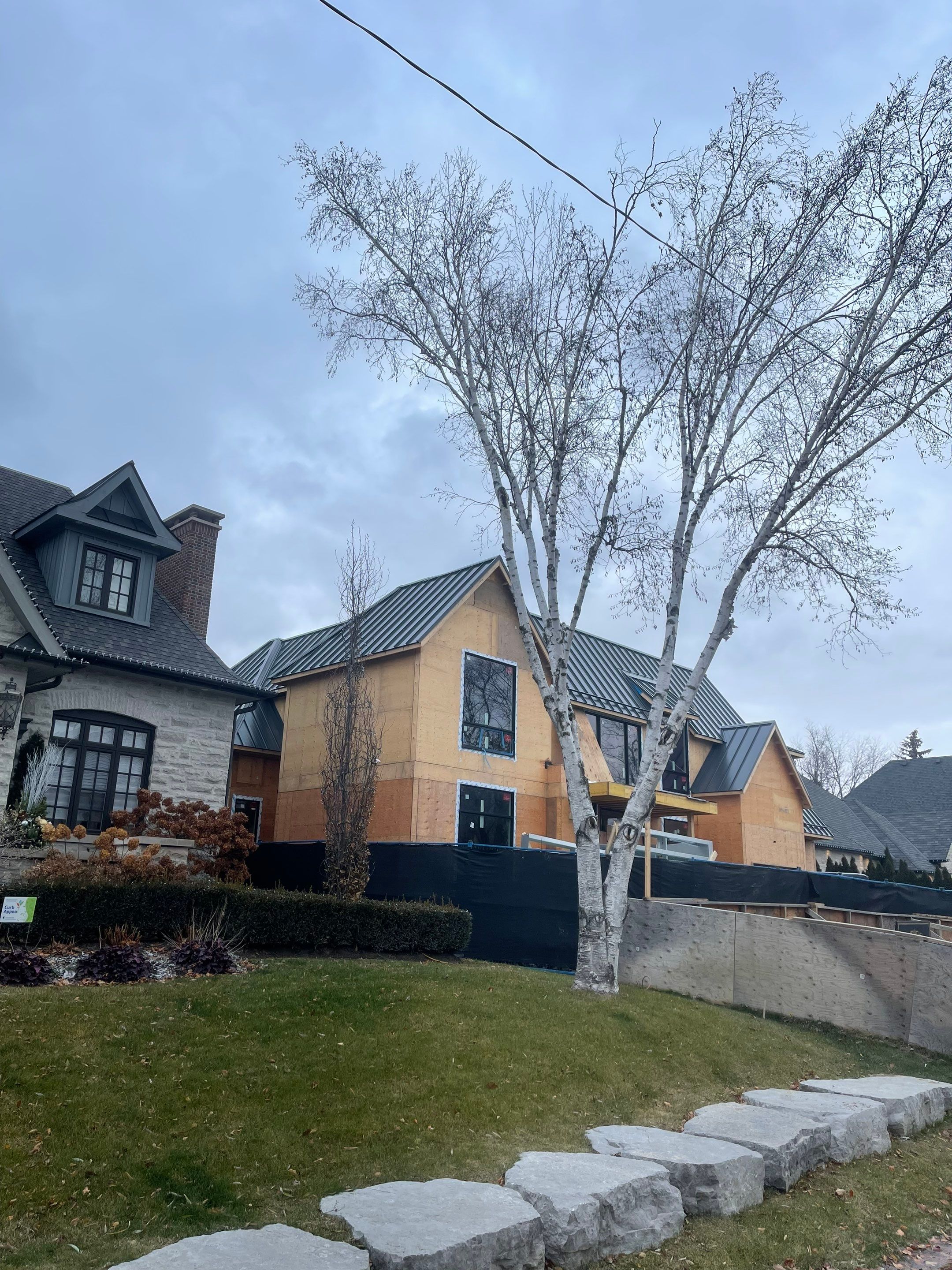 New Home Construction using 16" Standing Seam Panels by Jay Carter Roofing & Sheet Metal