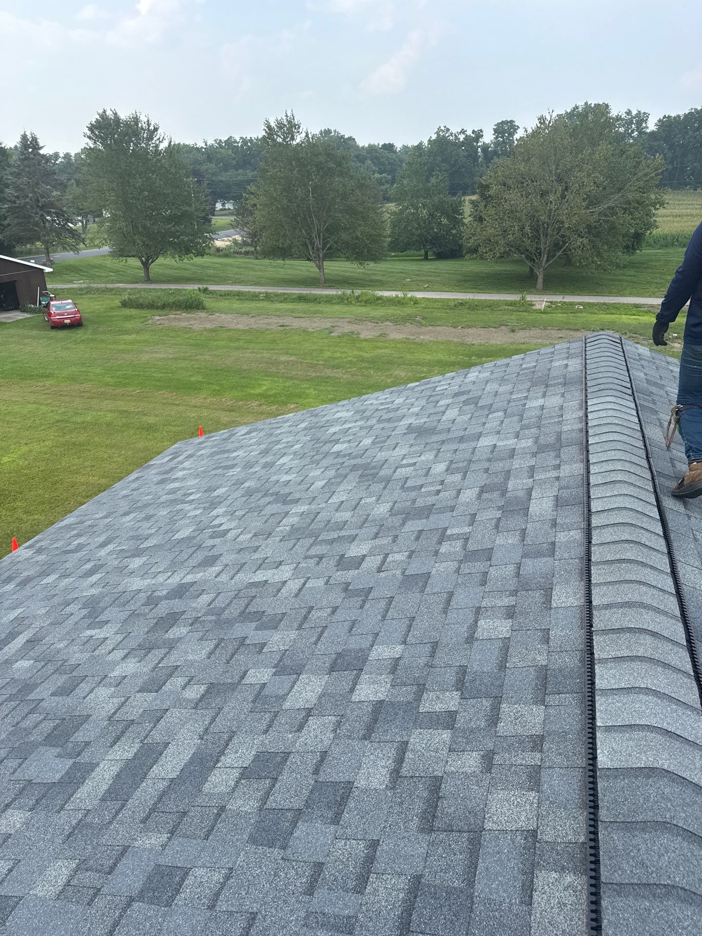 Storm Damage Repair on Barn. by 42 North Construction, LLC.