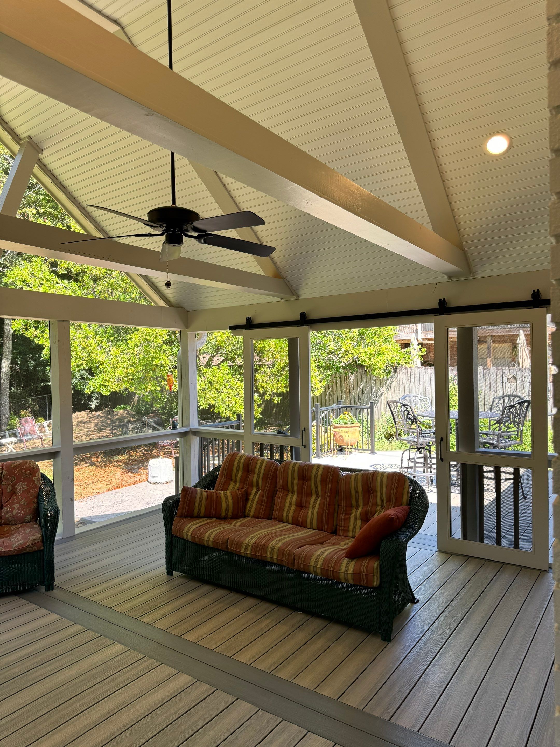 Burntleaf - Screen Porch by Pillar and Pine