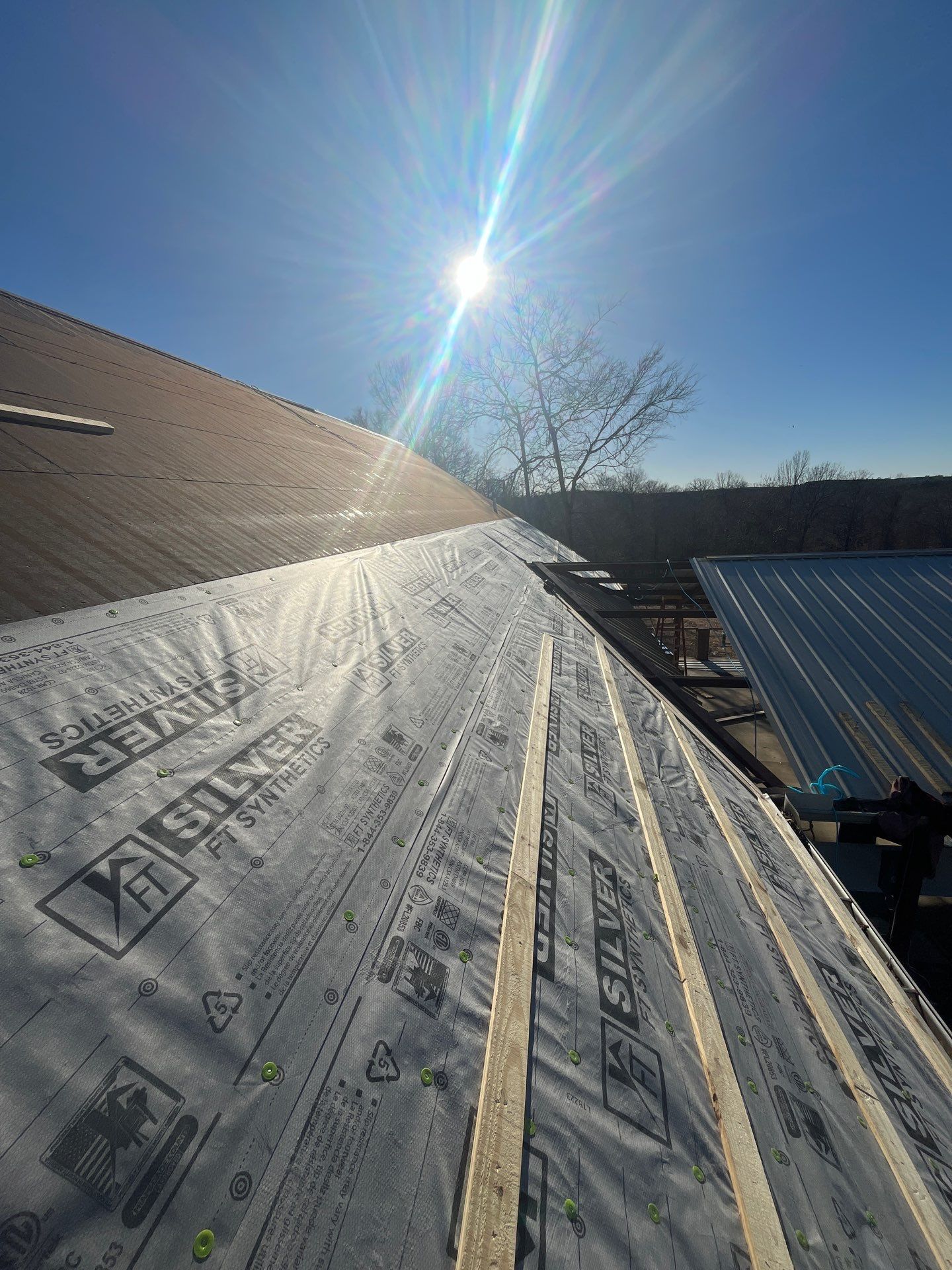 Residential Metal Roof Replacement using Reed's Metals: 26 GA. Colored Residential Metal Panels (Ivory) by Hostetler Roofing