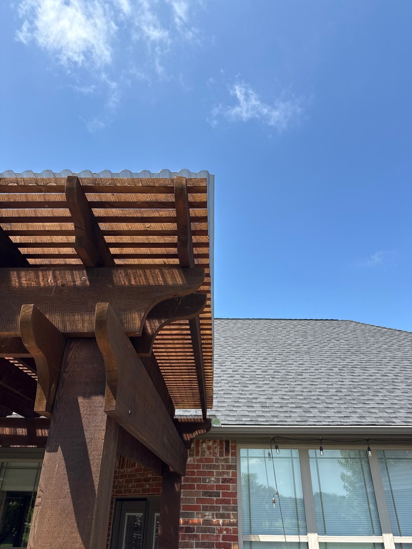 roof replacement & gutter installation in Blanchard by McCann's Roofing and Construction