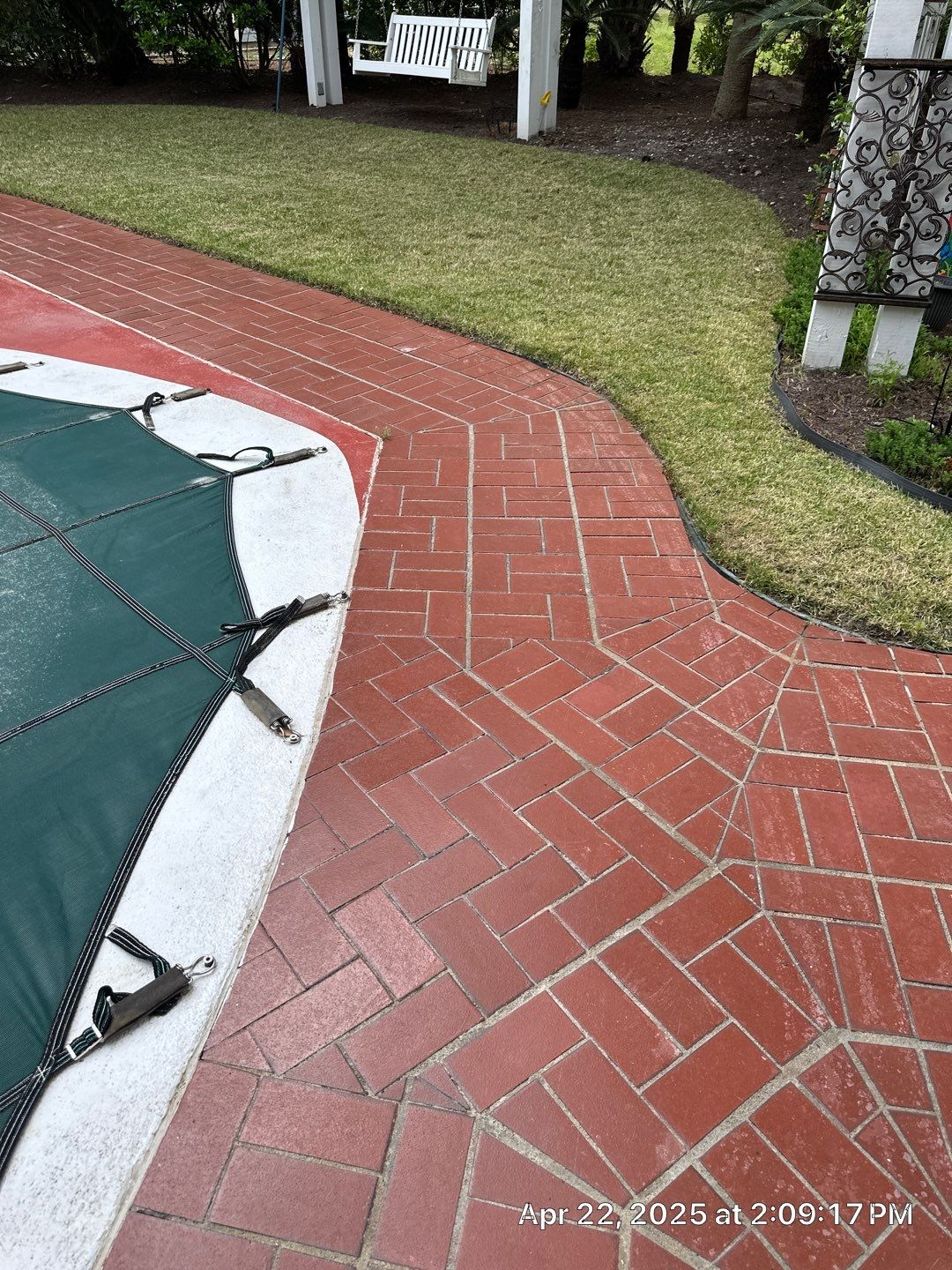 Pool Pavers using Concrete Sealant by DuraSeal