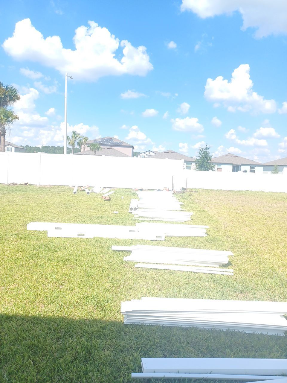 Riverview, FL 6ft. Tall White Vinyl Privacy Fence by Asap fence and gates, LLC