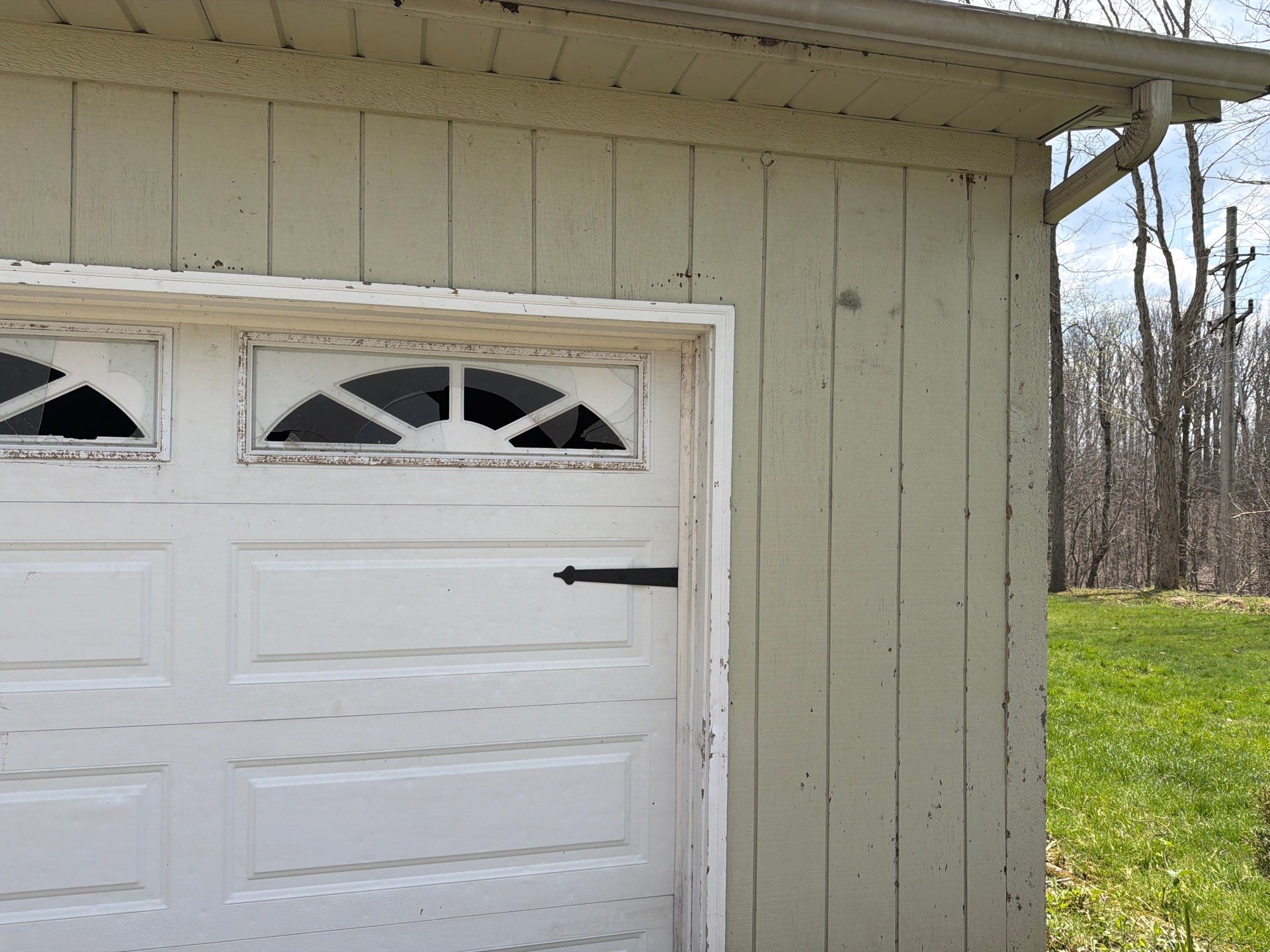 Garage Door Installation With Decorative Windows in Solon OH by Ohio Garage Door Repair
