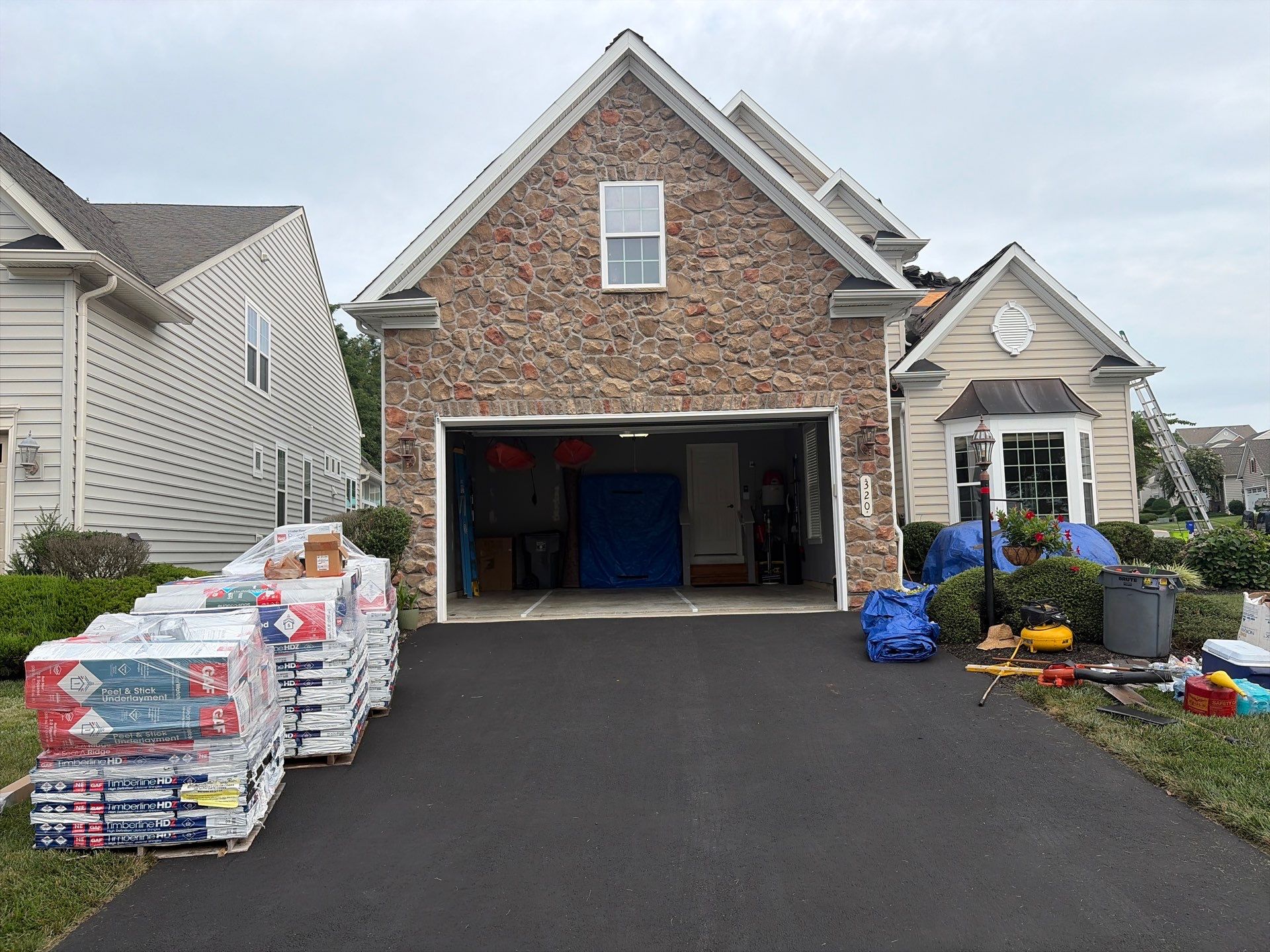 Residential Roofing Installation using GAF Timberline HDZ by Matter Construction, LLC