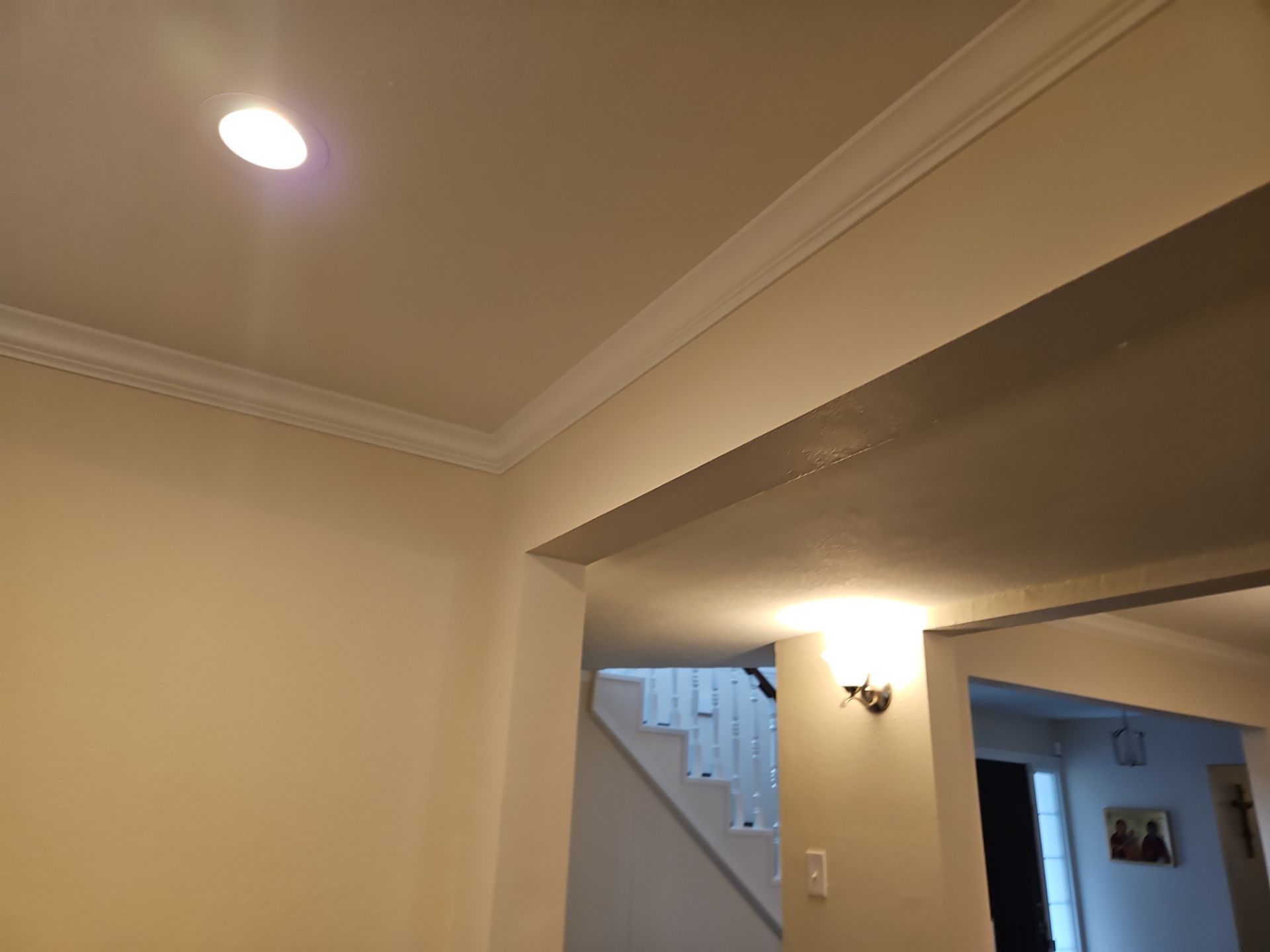 Garage Floor Coating and Crown Moulding Install  by Regal Renovate