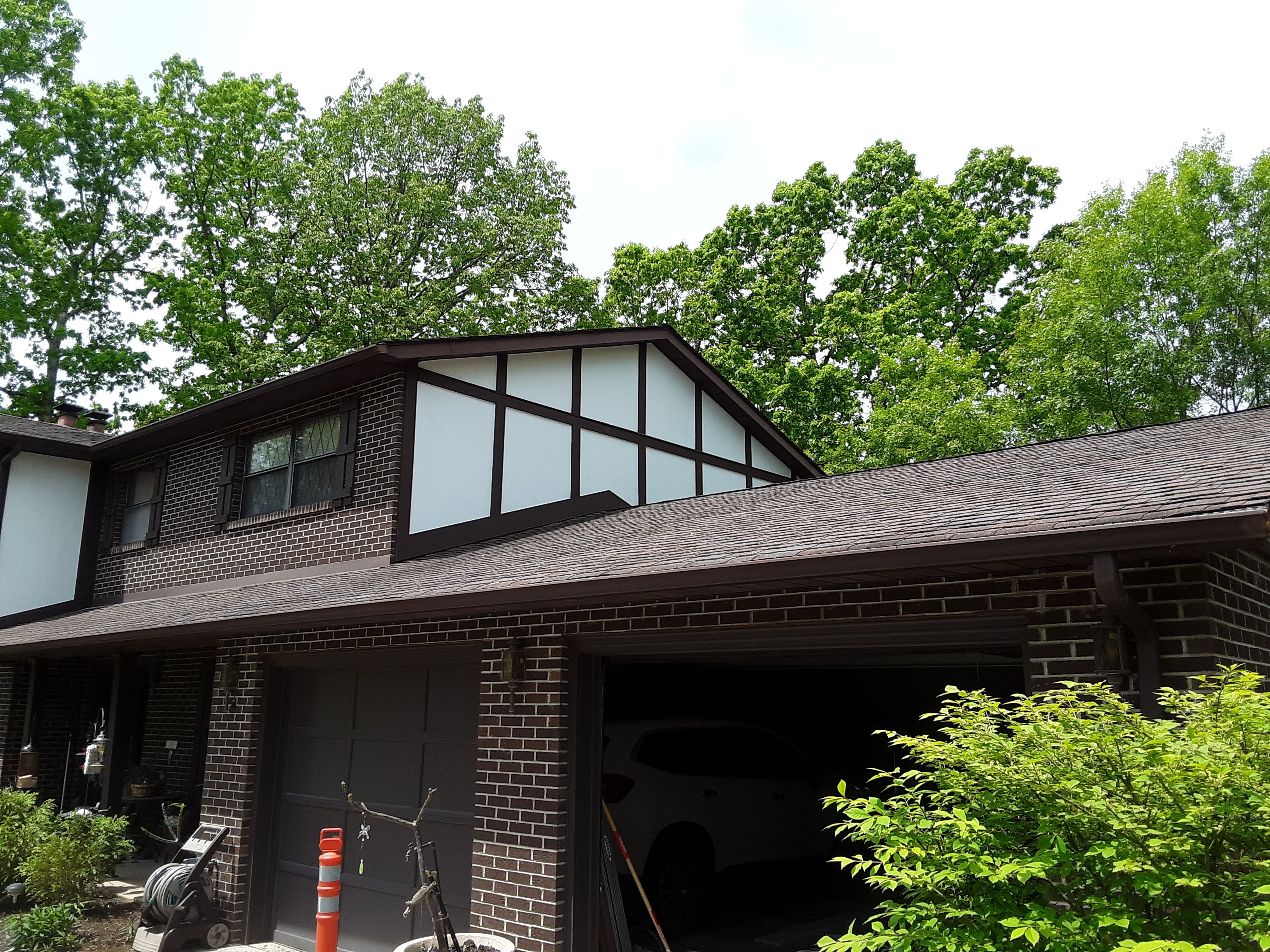 Old to New Tudor Style Fiber Cement Update  by Secure Construction Company Inc