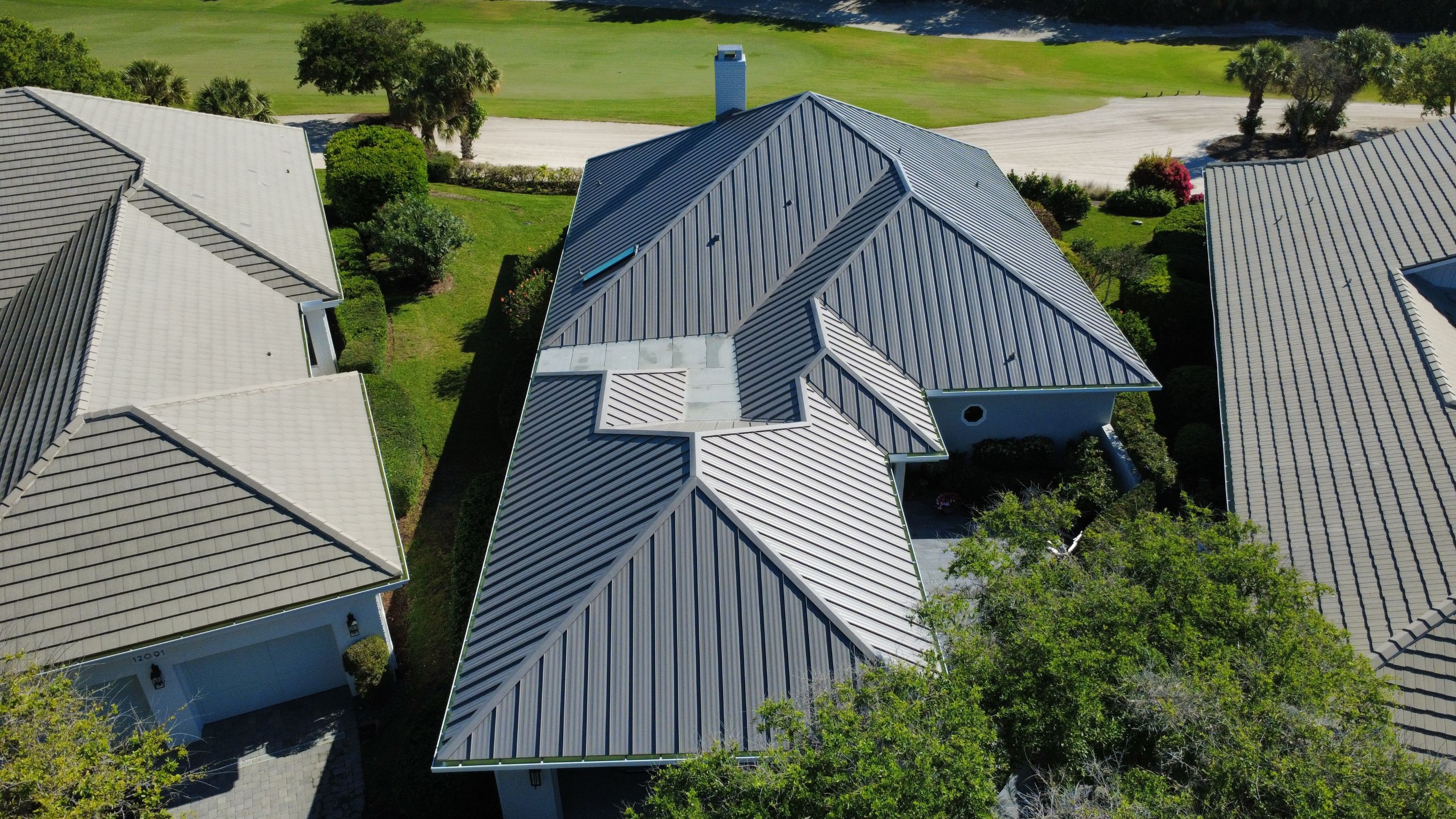 Kynar (Color Coated) 1.5" Standing Seam Metal Roof Installation by Sailfish Roofing